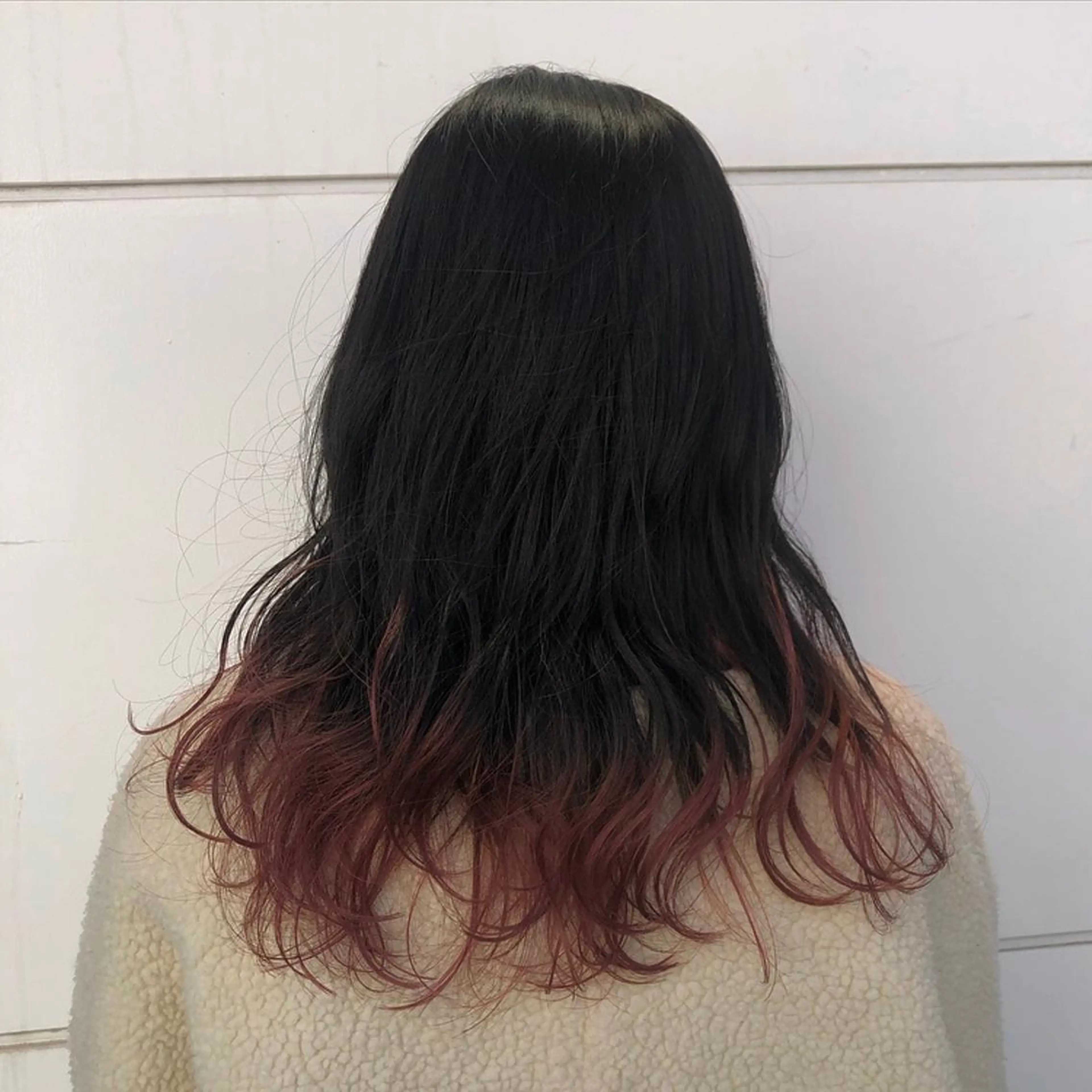 ロング カラー カット パーマ トリートメント カトウ ユウカのヘアスタイル