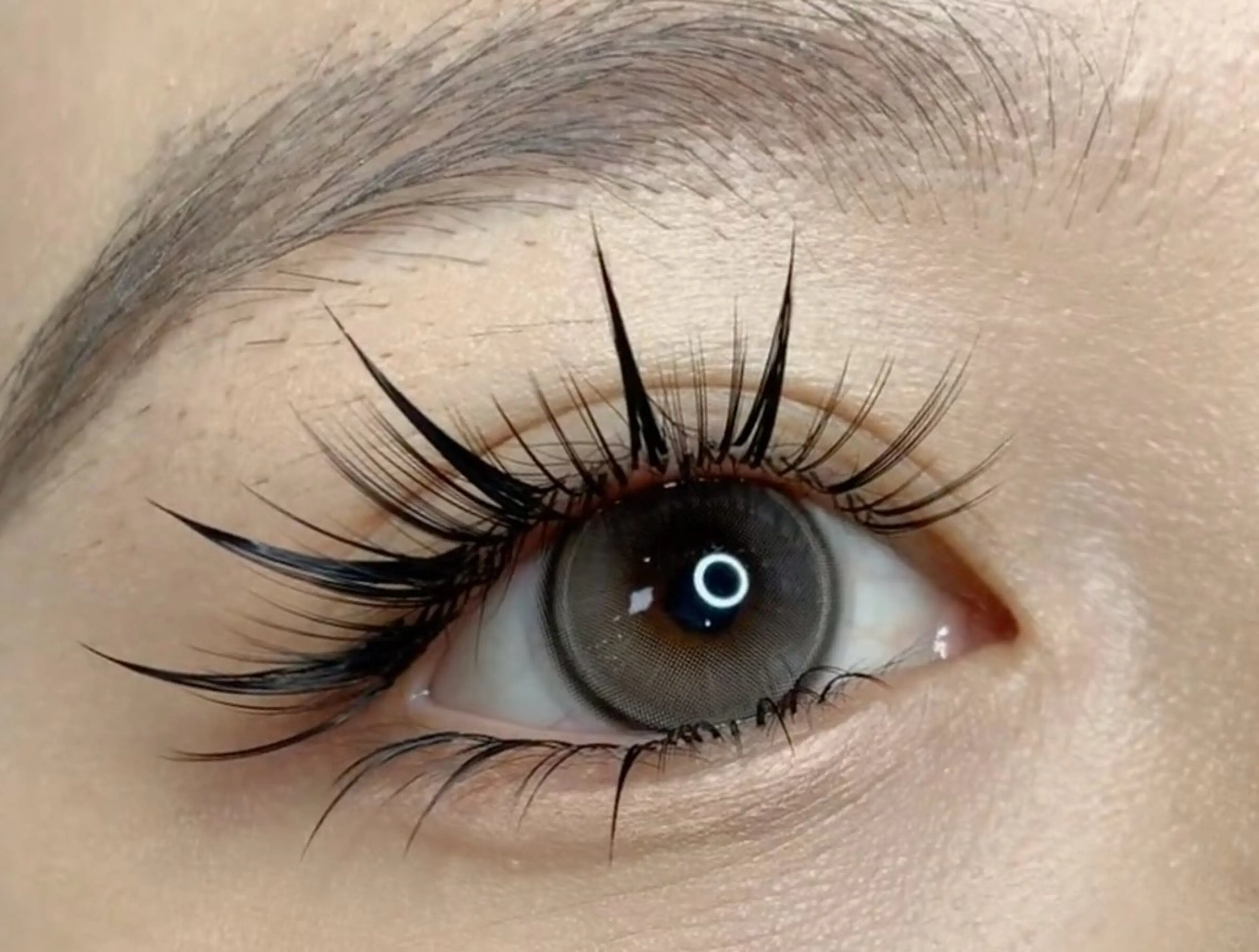 マツエク・マツパ 付け放題 バインドロック 束感まつ毛 カラーマツエク フラットラッシュ マツエク Ｍ salon アイラッシュのマツエク・マツパデザイン