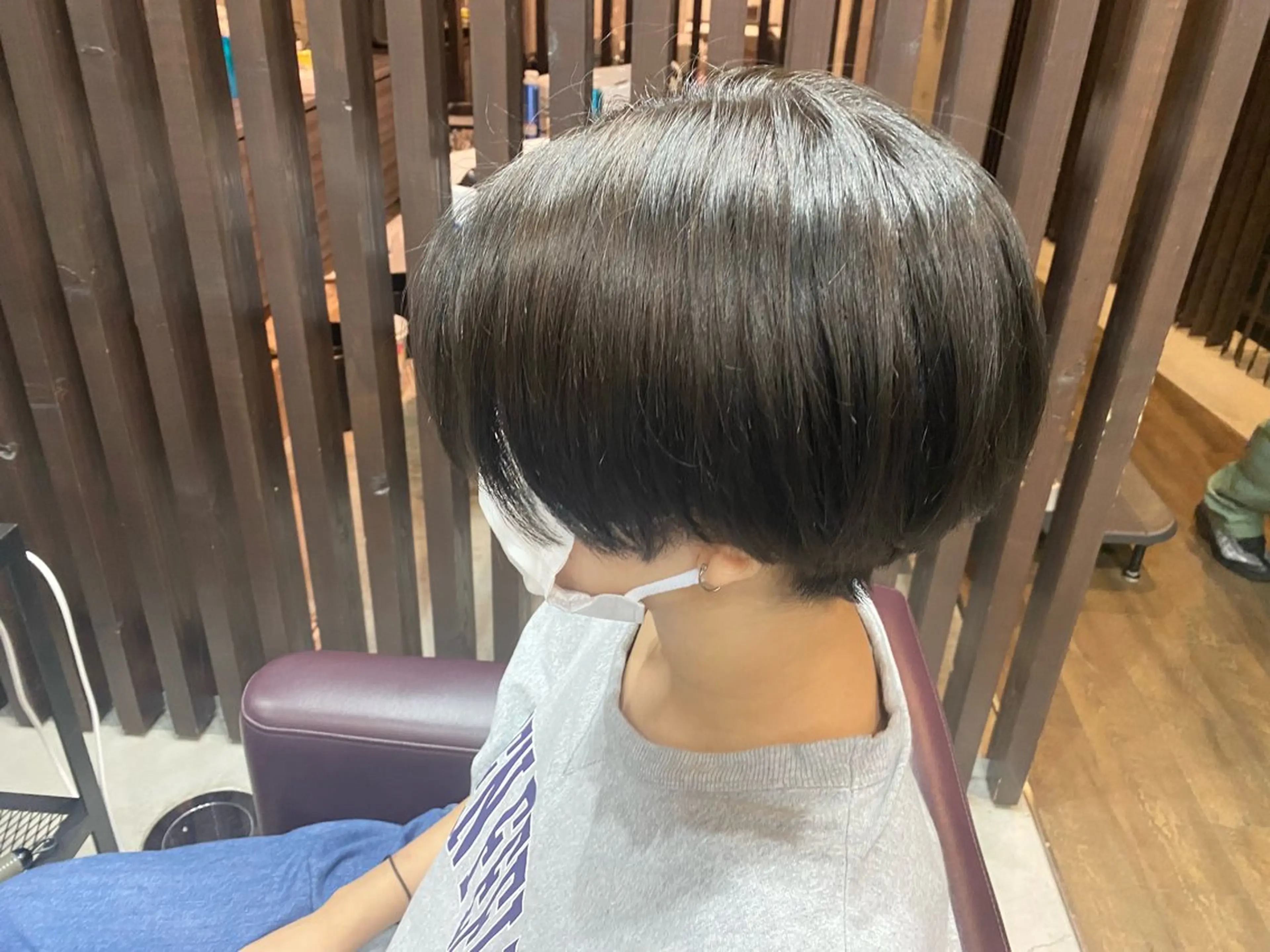 ショート カラー アッシュ アッシュグレー アッシュグレージュ グレージュ hairsalon  a-to所属・多賀 凌空のヘアスタイル