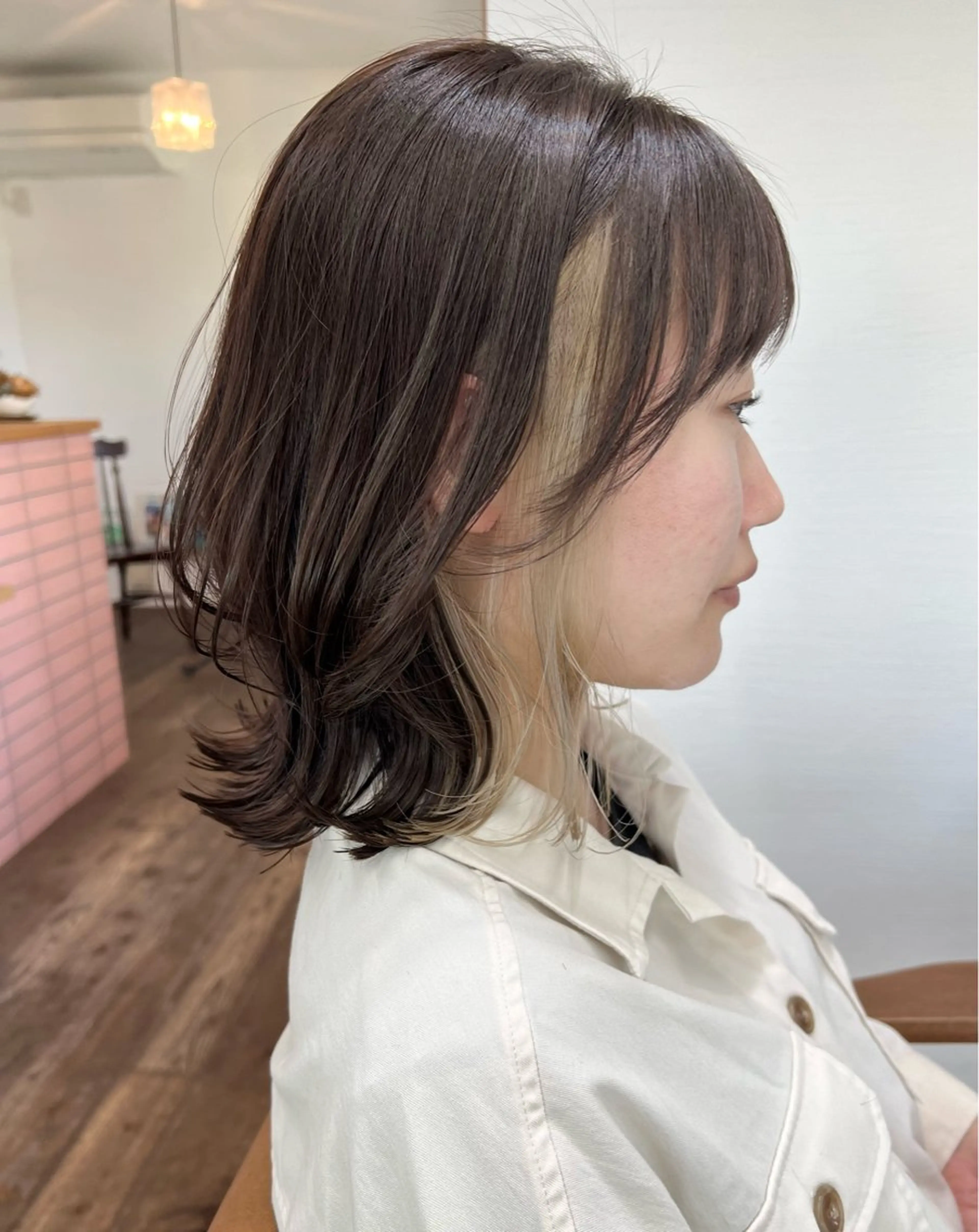 ミディアム Strawberry所属・原田 志保のヘアスタイル