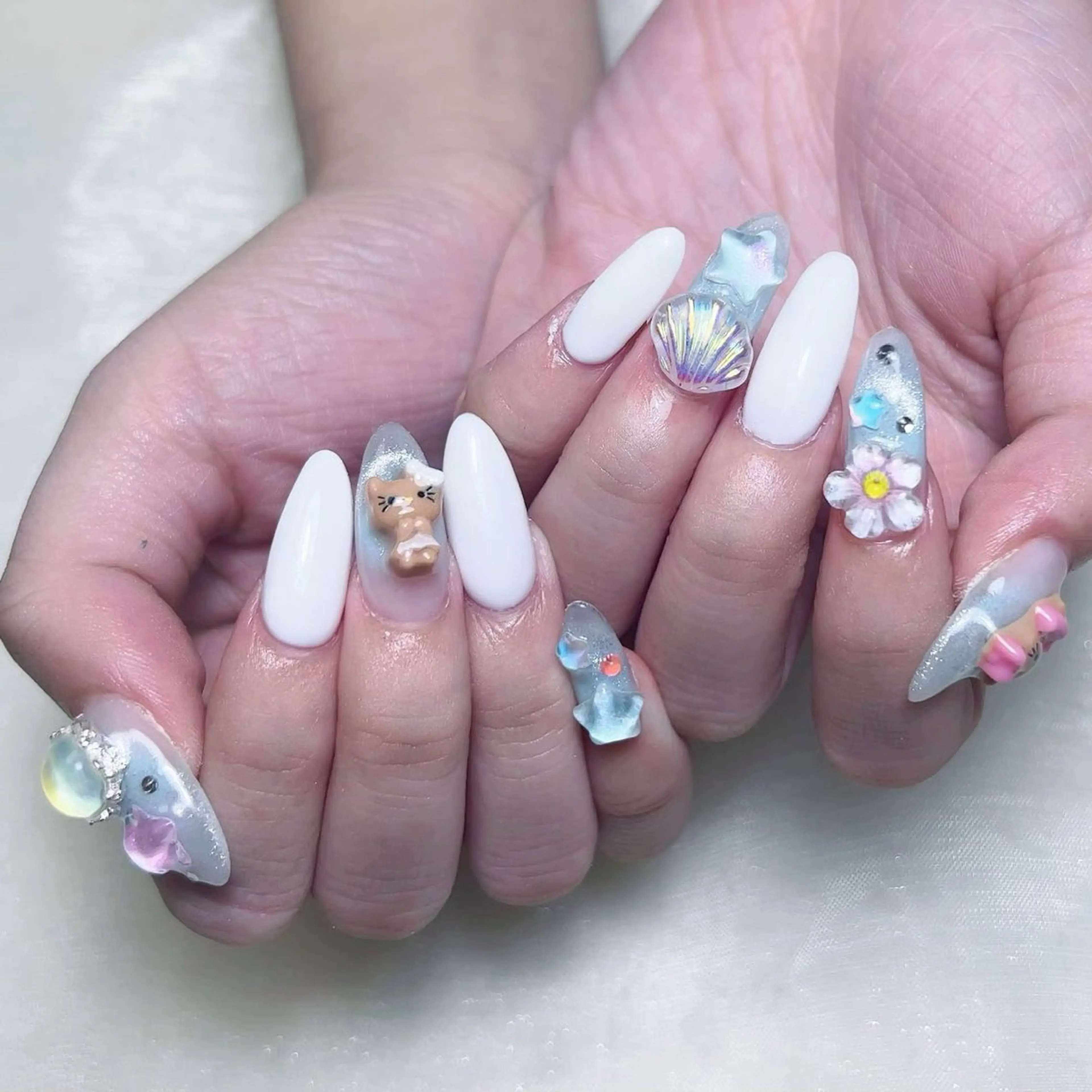 メンズ ネイル 持ち込み ハンドネイル Nail salon 木にいるのネイルデザイン