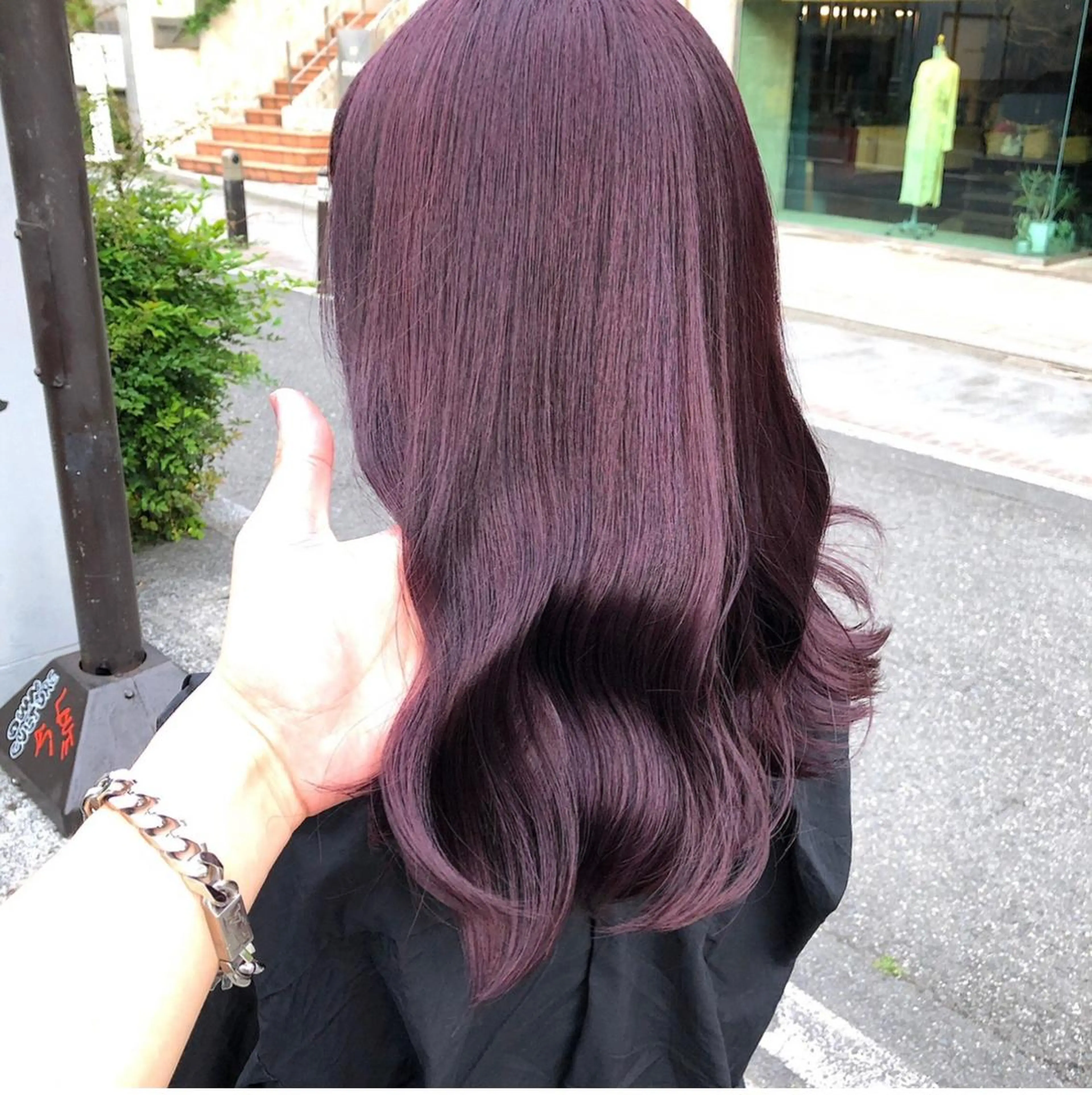 セミロング カラー ヘアアレンジ ❄️💛エクステ ブリーチ❄️yukiのヘアスタイル