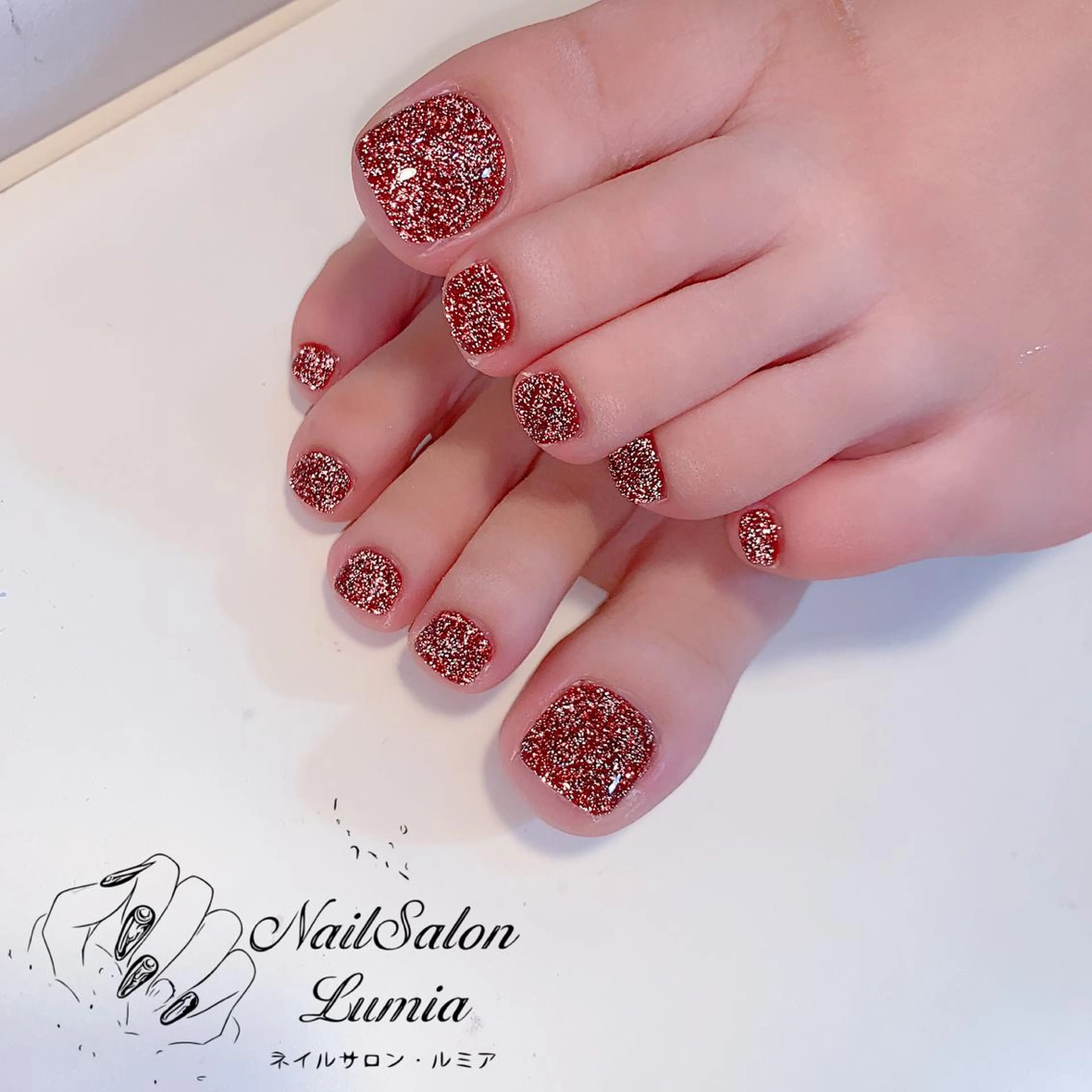 ネイル フットネイル ネイルサロン ルミア Lumia 店長のネイルデザイン