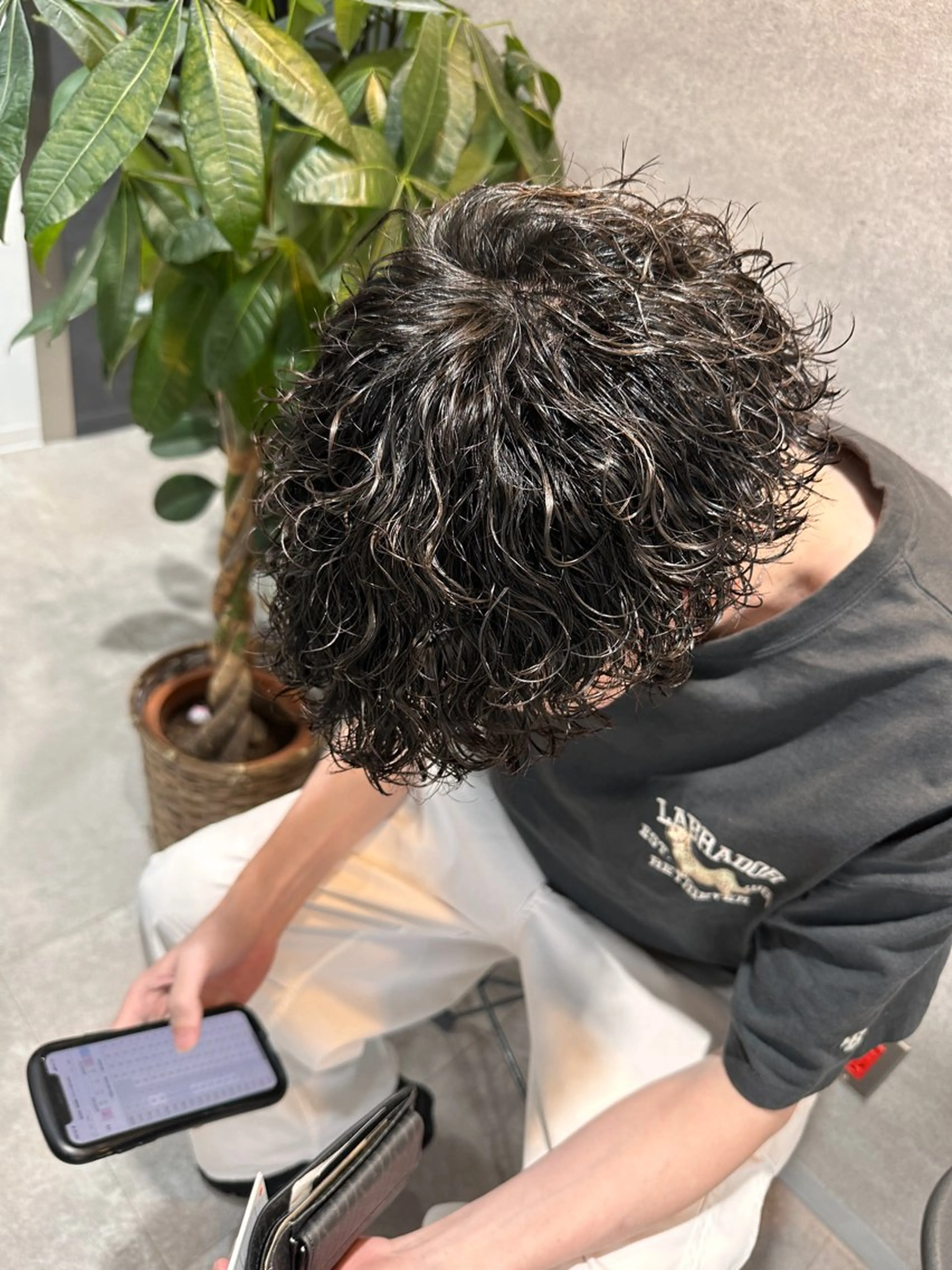 ショート パーマ メンズ 【メンズサロン】 BLUCK 横浜のヘアスタイル