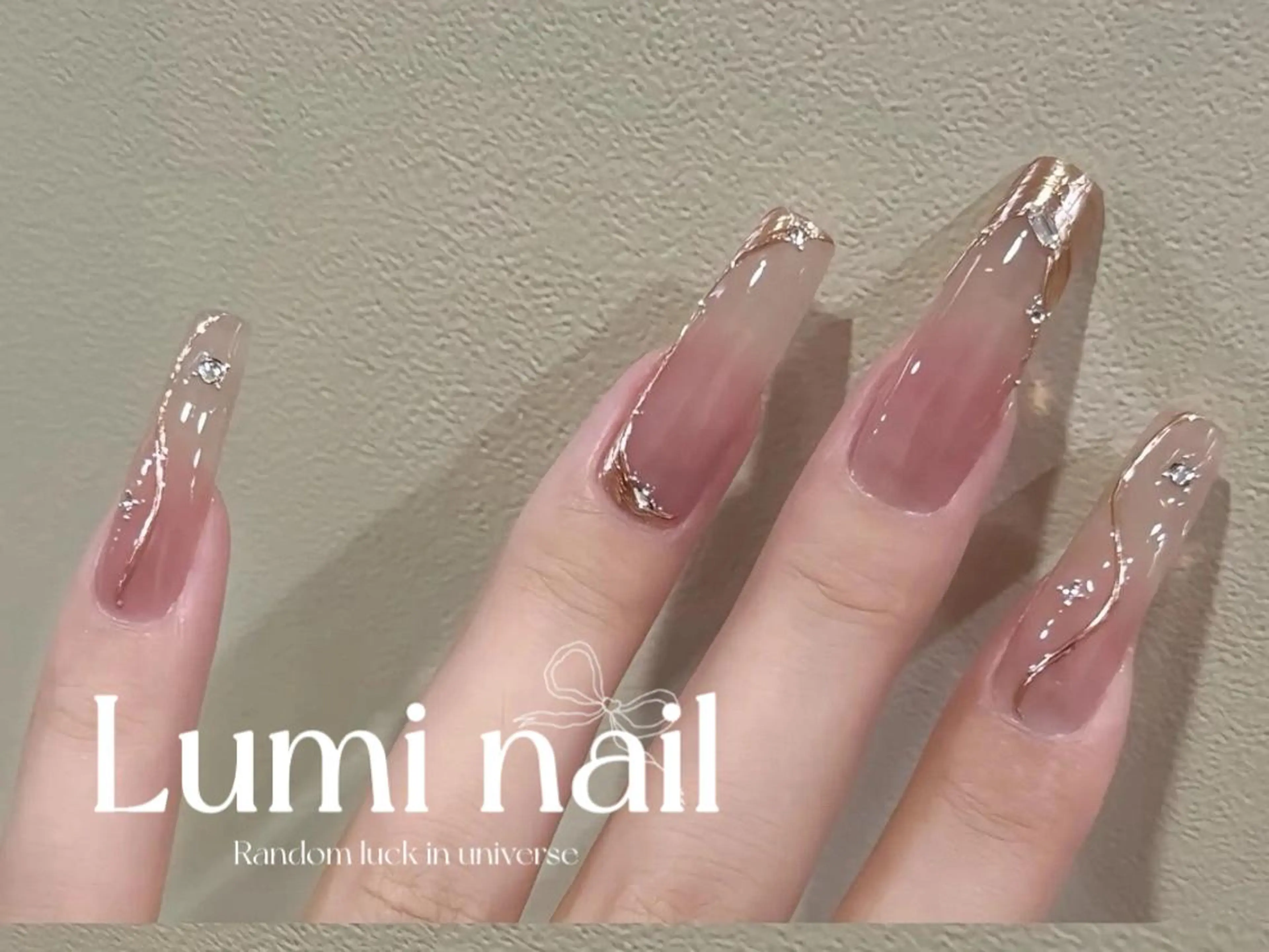 ネイル ツイードネイル 冬ネイル クリスマス 神崎 理沙のネイルデザイン