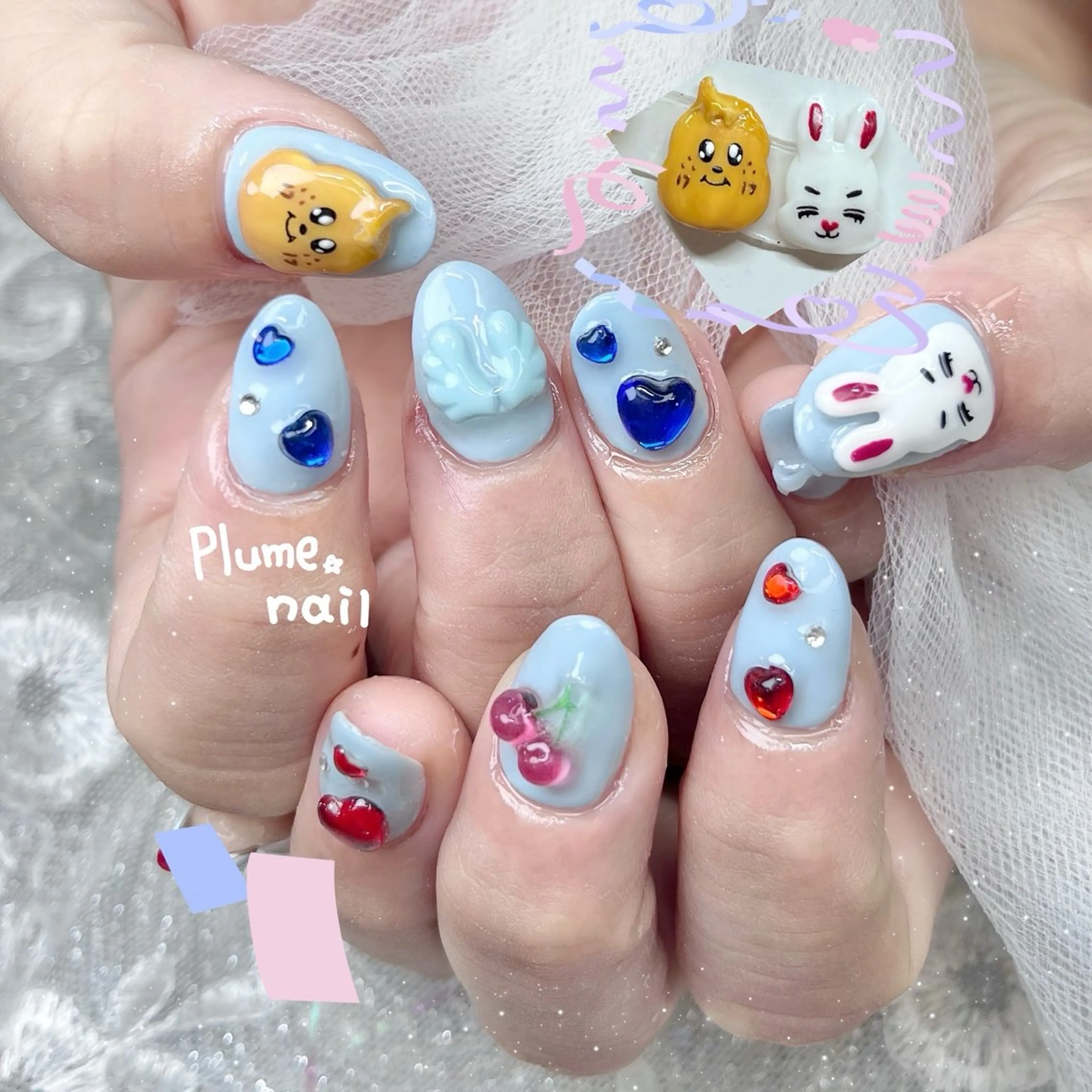 ネイル ハンドネイル plume nail ☆韓国ネイルのネイルデザイン