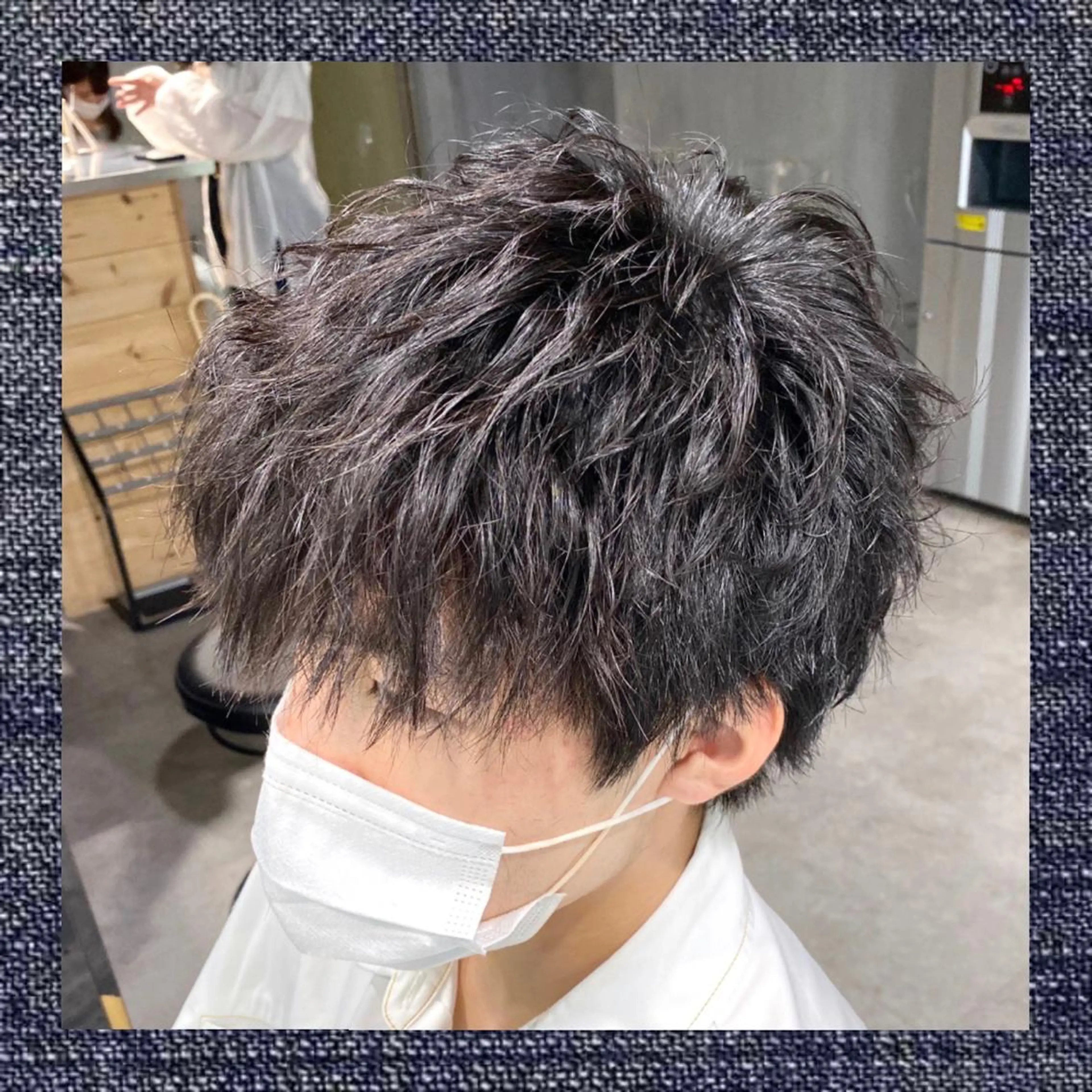 ショート パーマ ヘアアレンジ メンズ カット パーマ トリートメント ヘアセット Loy所属・メンズヘア特化 パーマ 縮毛矯正🔷のヘアスタイル