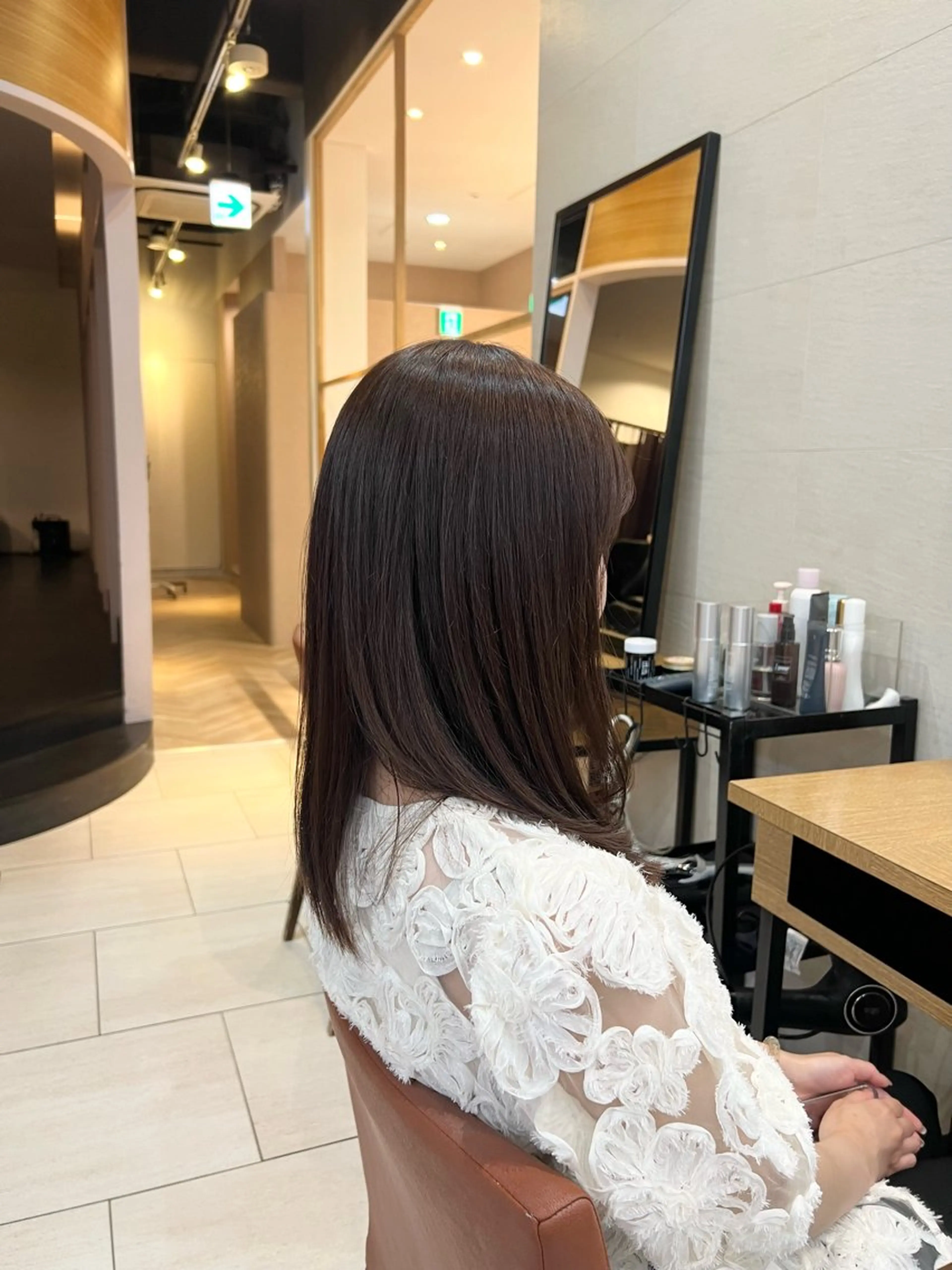 ロング カラー ベージュカラー 透明感カラー ヘアカラー トリートメント 艶カラー/透明感 /ヒグチアオイのヘアスタイル