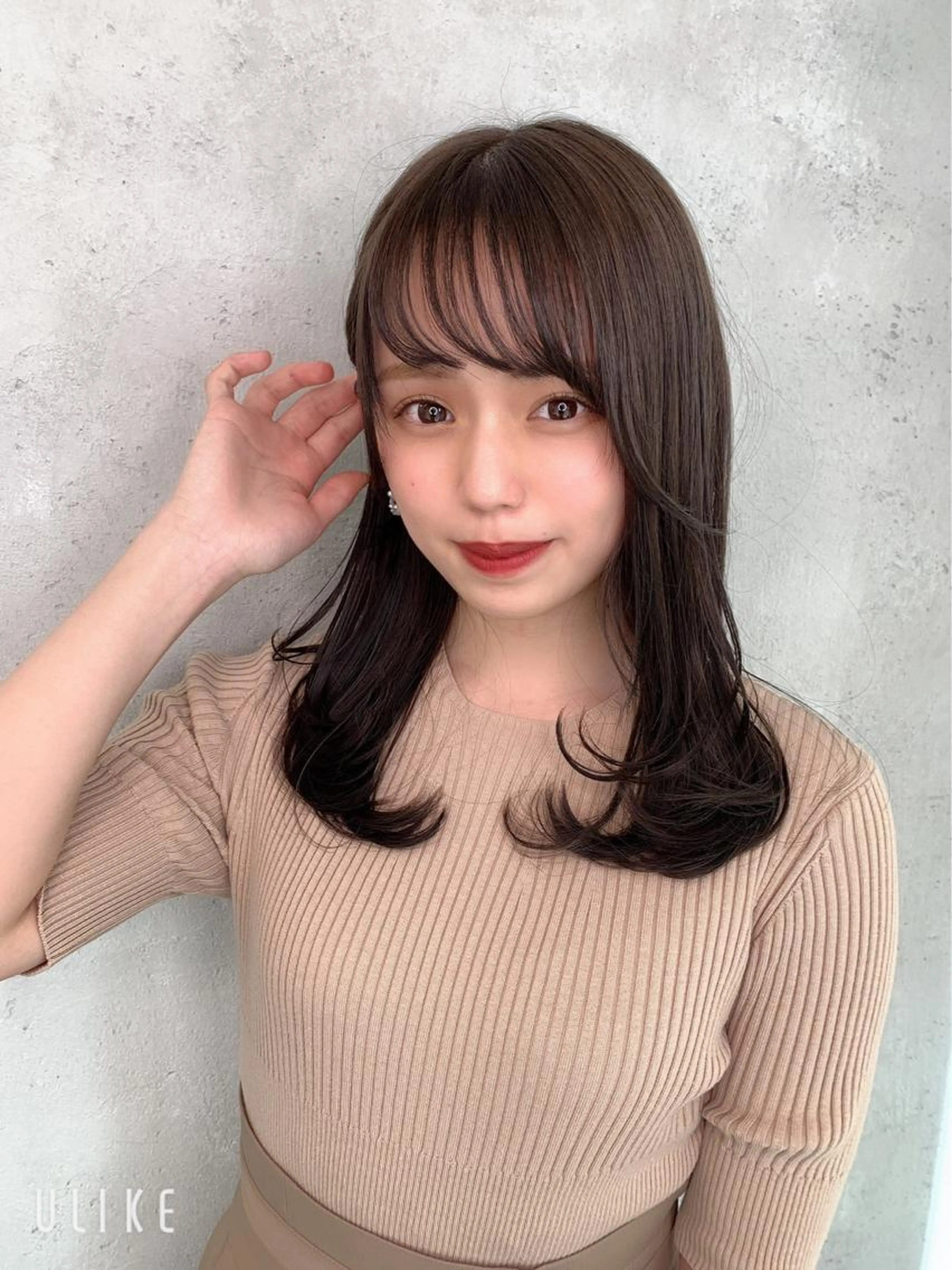 【似合わせカット（前髪・顔まわり込み）＋透明感カラー】の写真