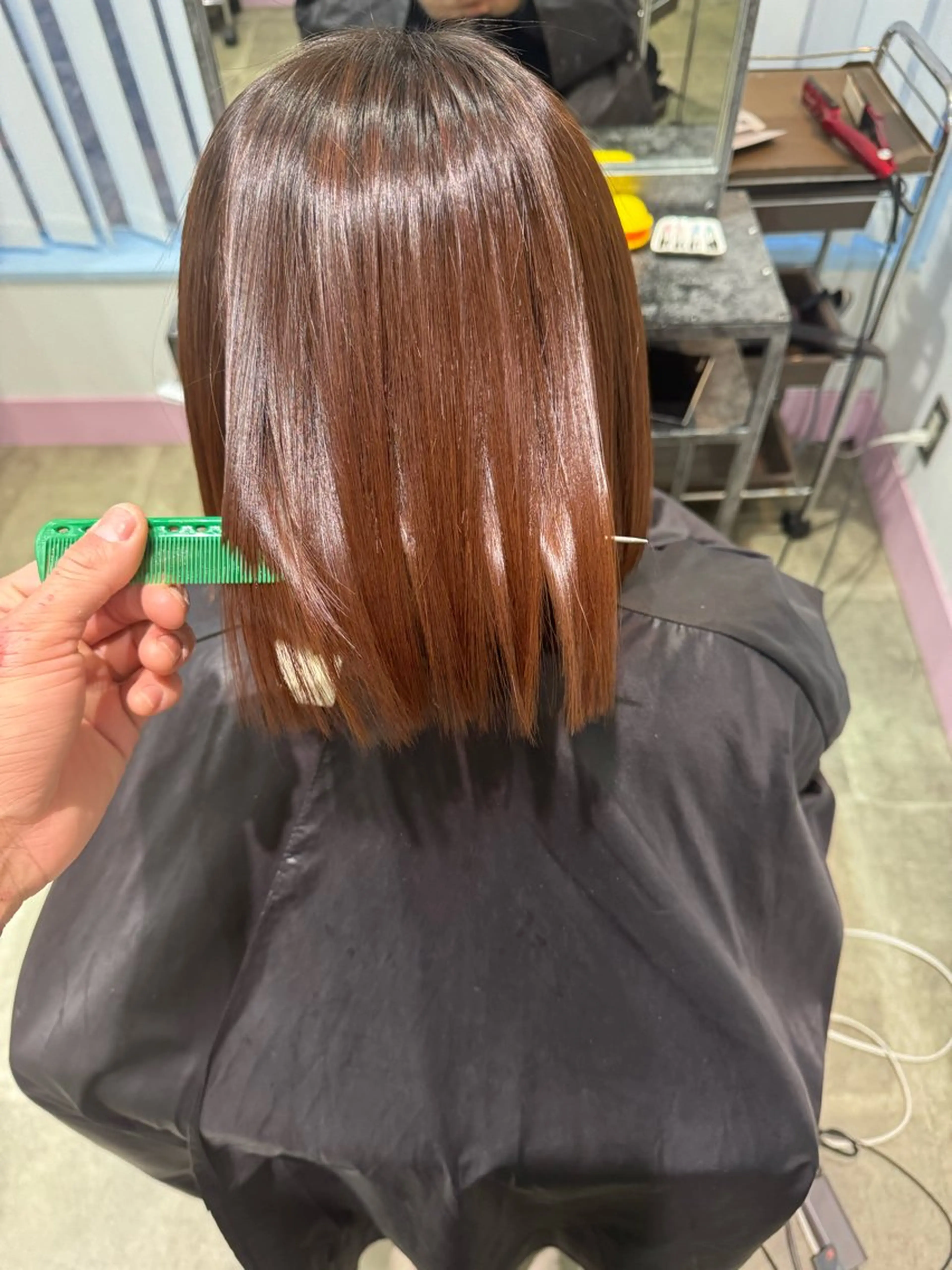 髪質改善矯正の写真