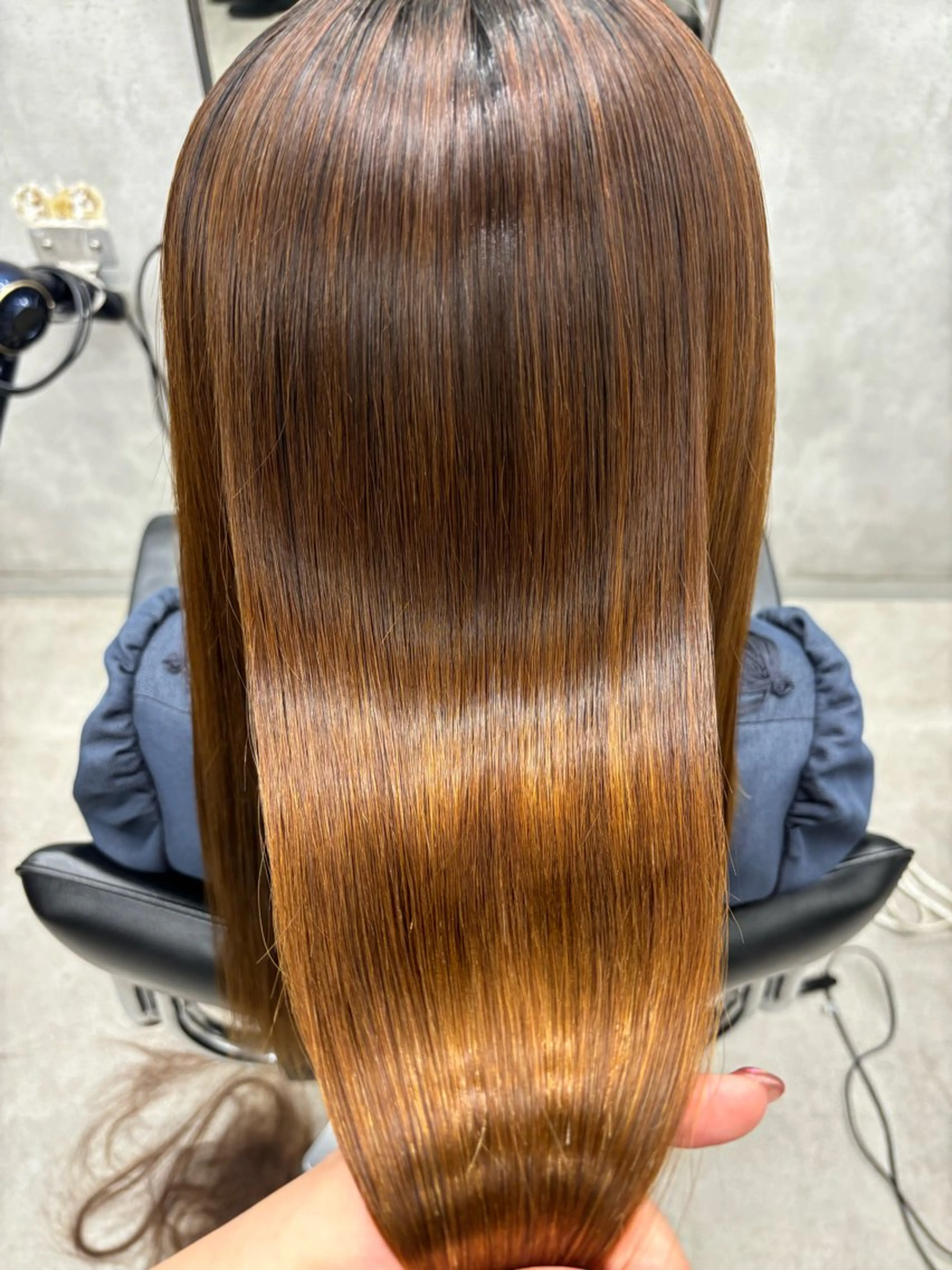 ロング 顔周りカット 伸ばしかけ 髪質改善 韓国風ヘア 縮毛矯正 巻ける縮毛矯正🌸 勝倉　麗のヘアスタイル