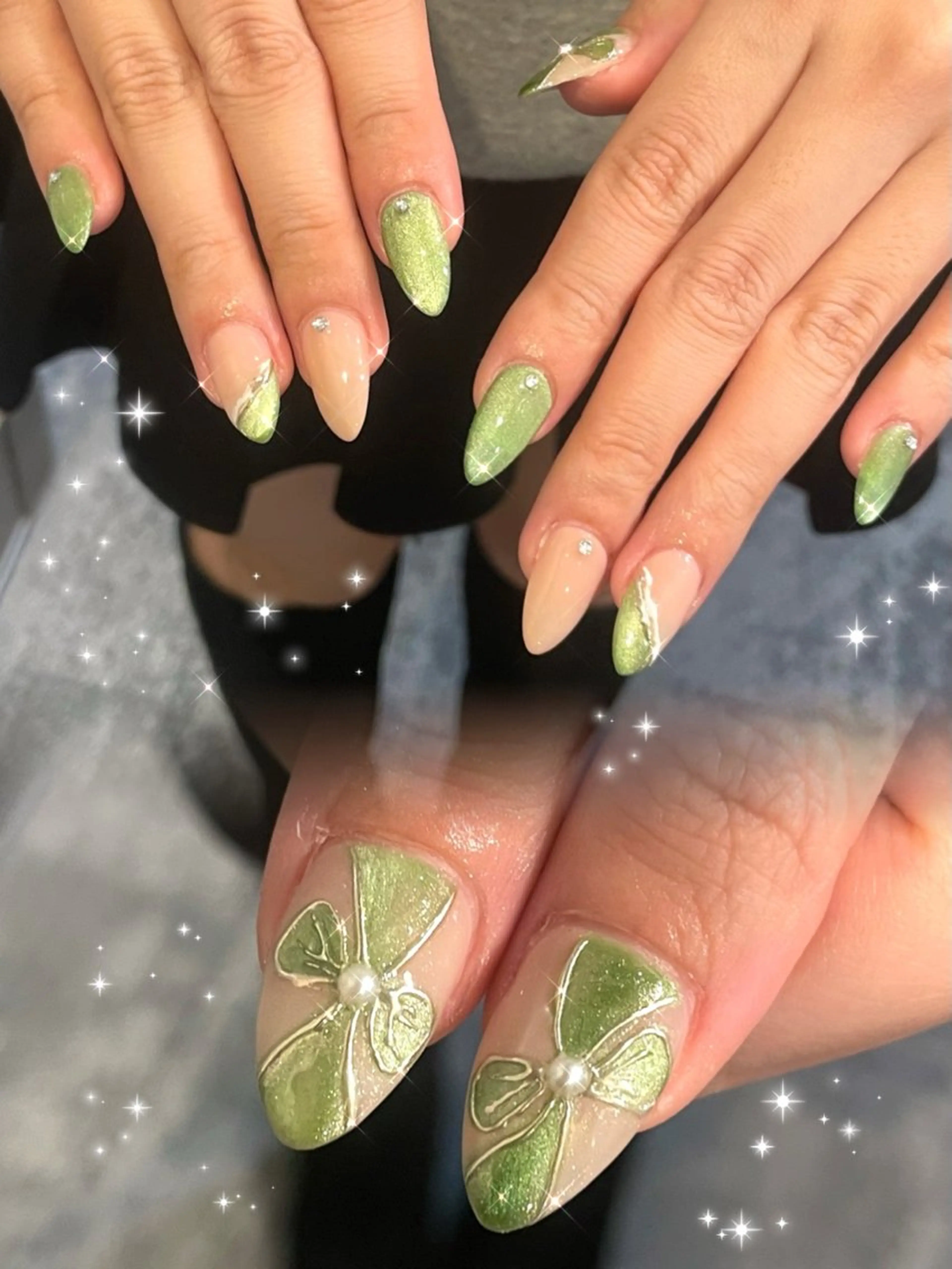 ネイル ハンドネイル nailsalon Moa【モア】所属・yurika 🌷.*･ﾟのネイルデザイン