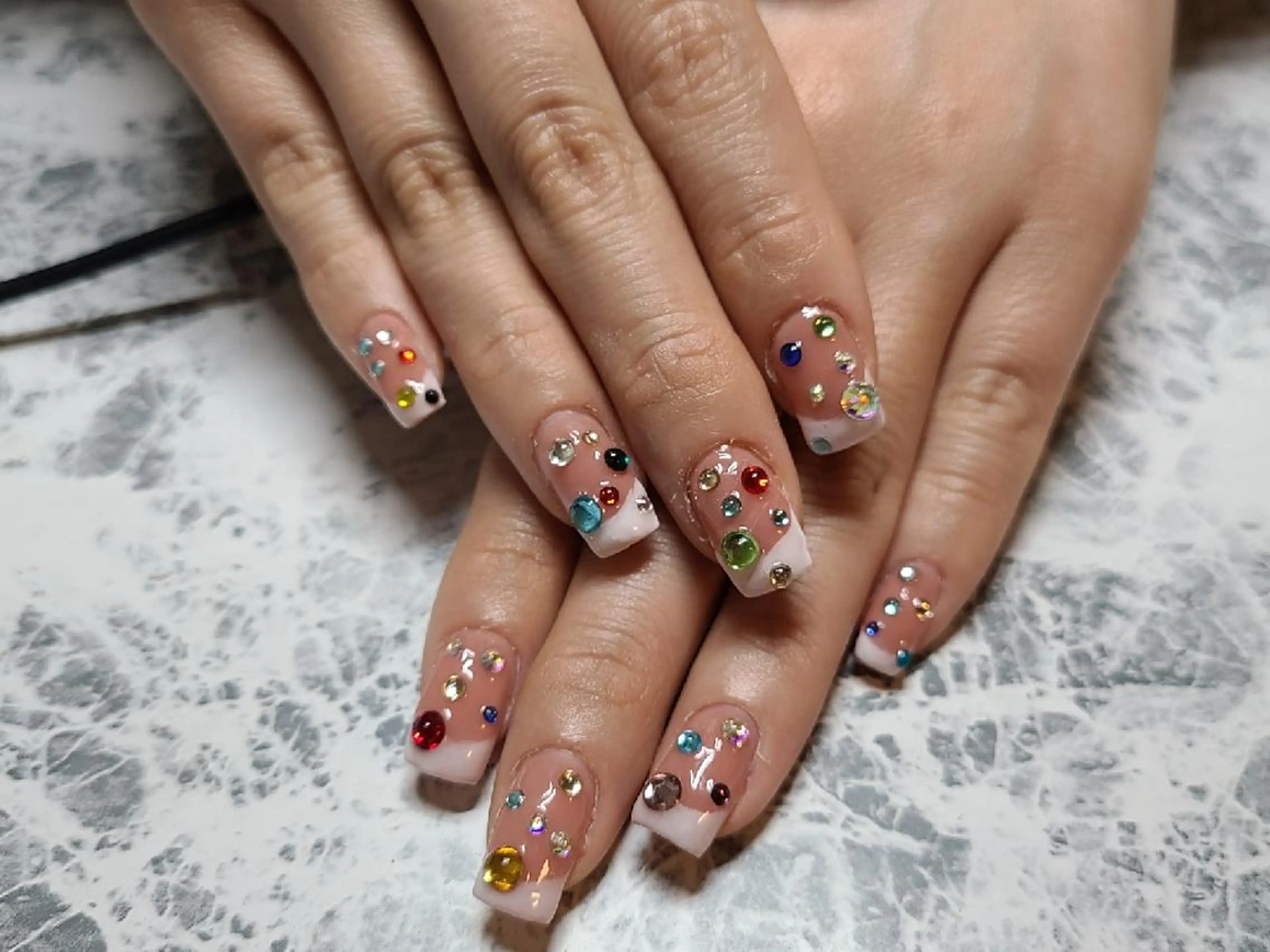 ネイル 長さ出し 持ち込み SanaNailsalon所属・Sana Nailsalonのネイルデザイン