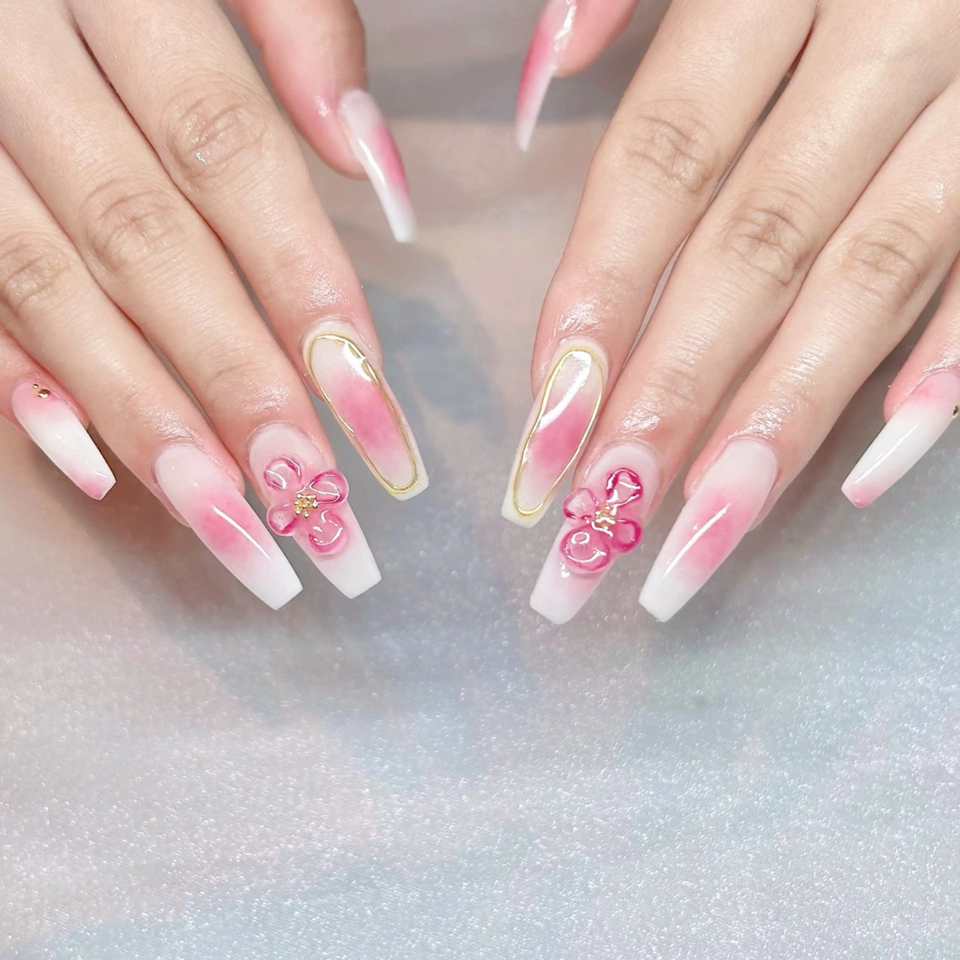 hand チップ長さだし　10本やり放題アートの写真