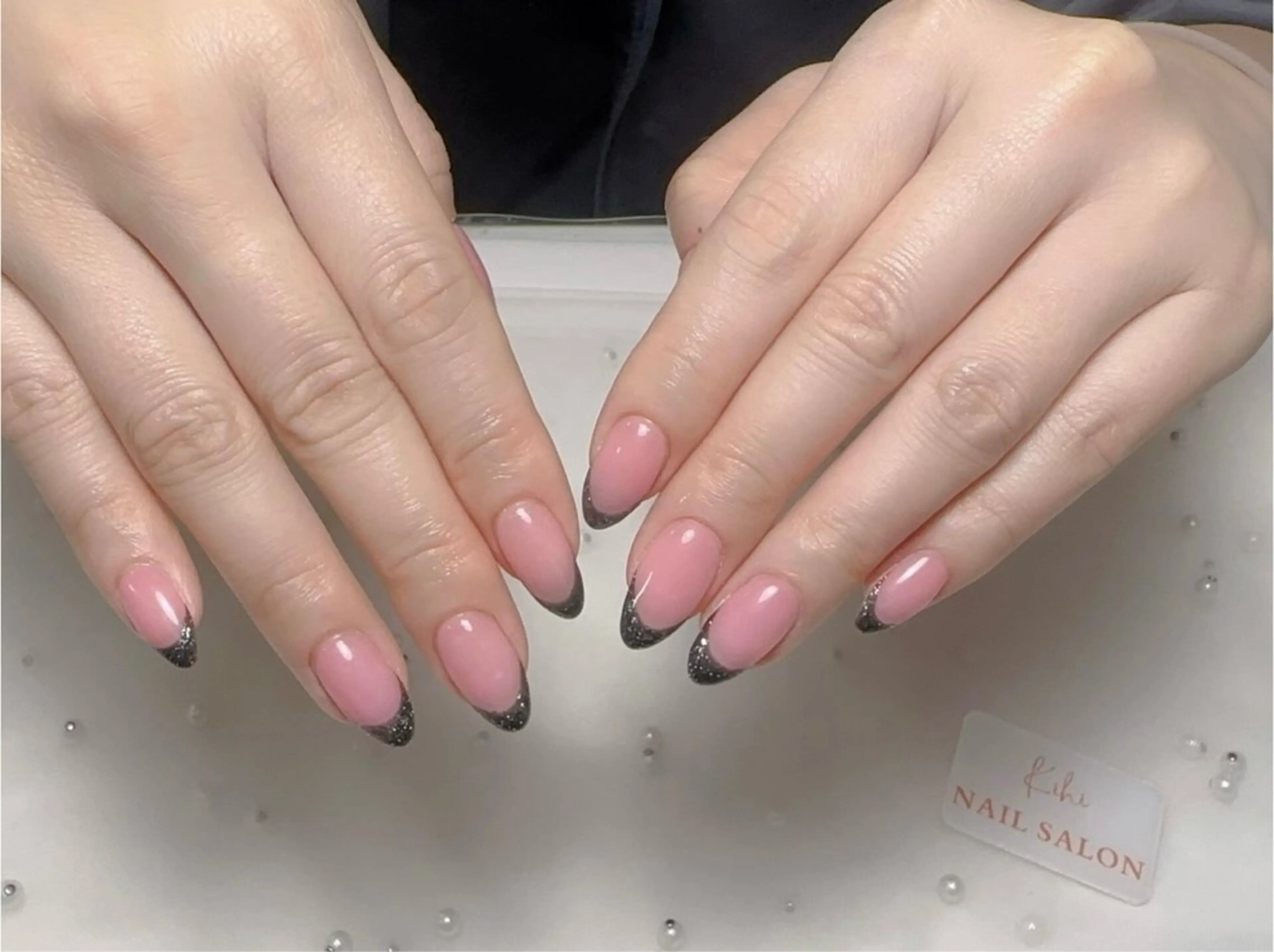 ネイル アートネイル フレンチネイル ジェルネイル グラデーション 韓国ネイル 村中 ハナのネイルデザイン