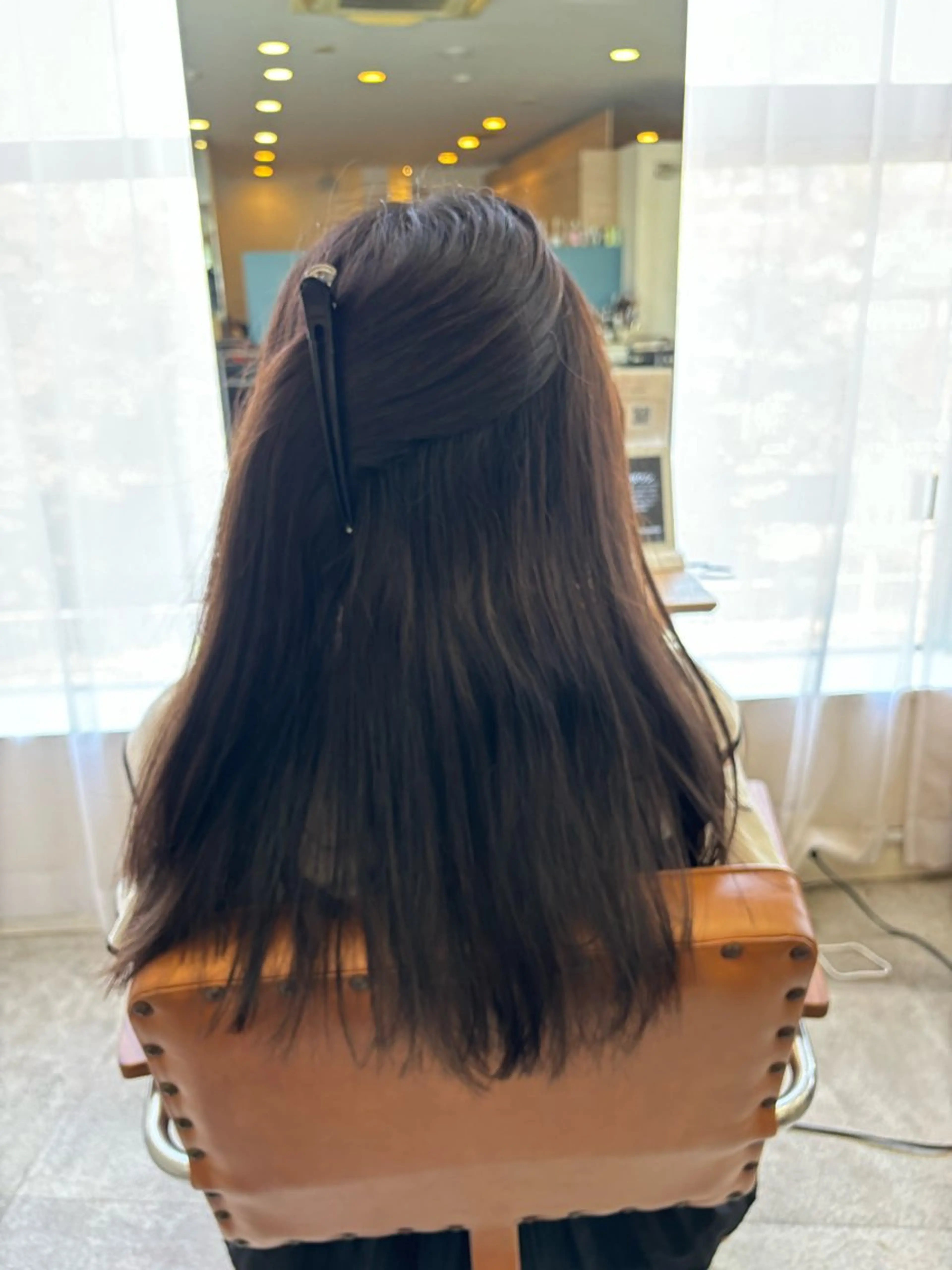 ロング カット 縮毛矯正 トリートメント アスカ/ 武庫之荘美容室のヘアスタイル