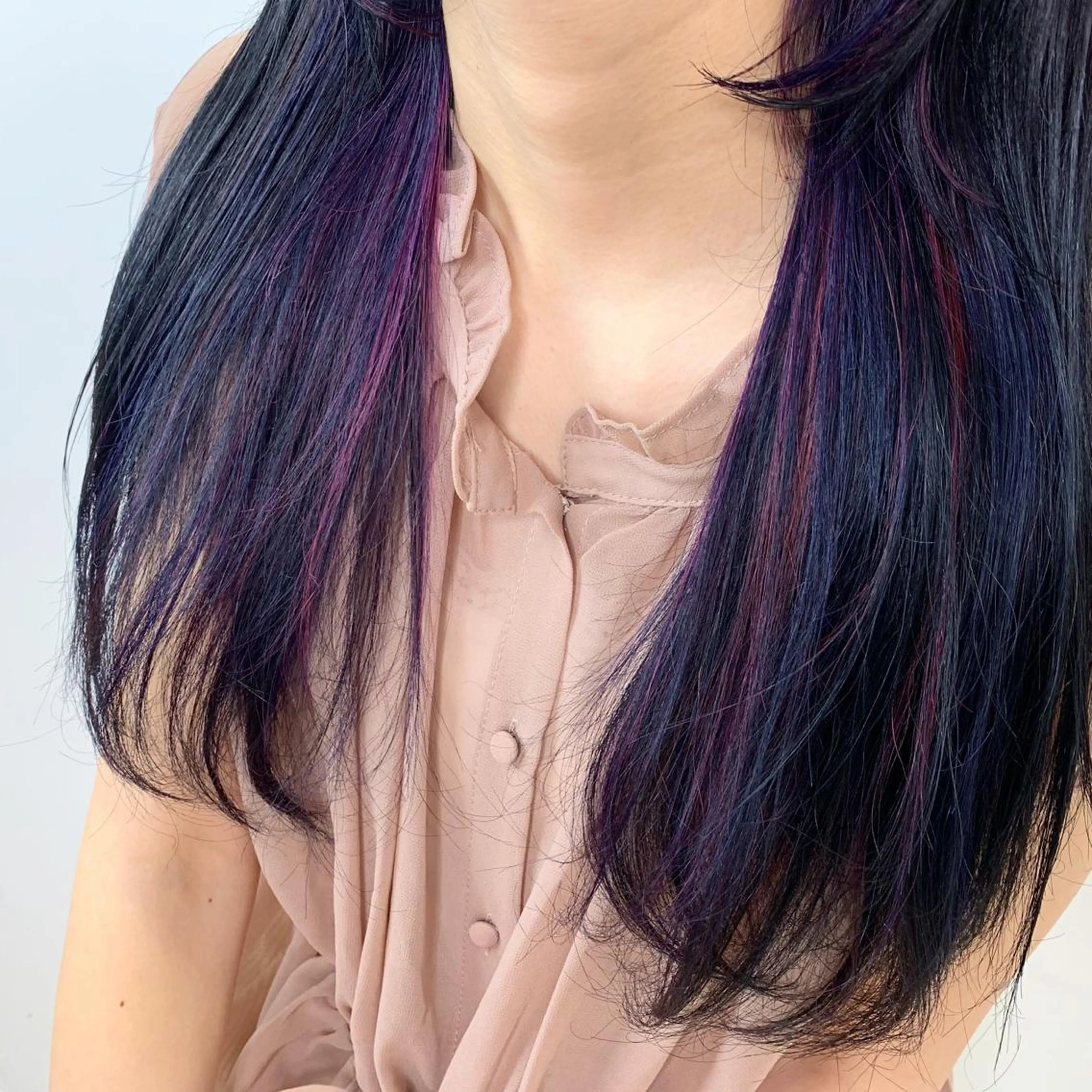 ミディアム カラー デザインカラー ユニコーンカラー ヘアカラー トリートメント パーマ/ボブ/ 神戸/豊浦翔太のヘアスタイル