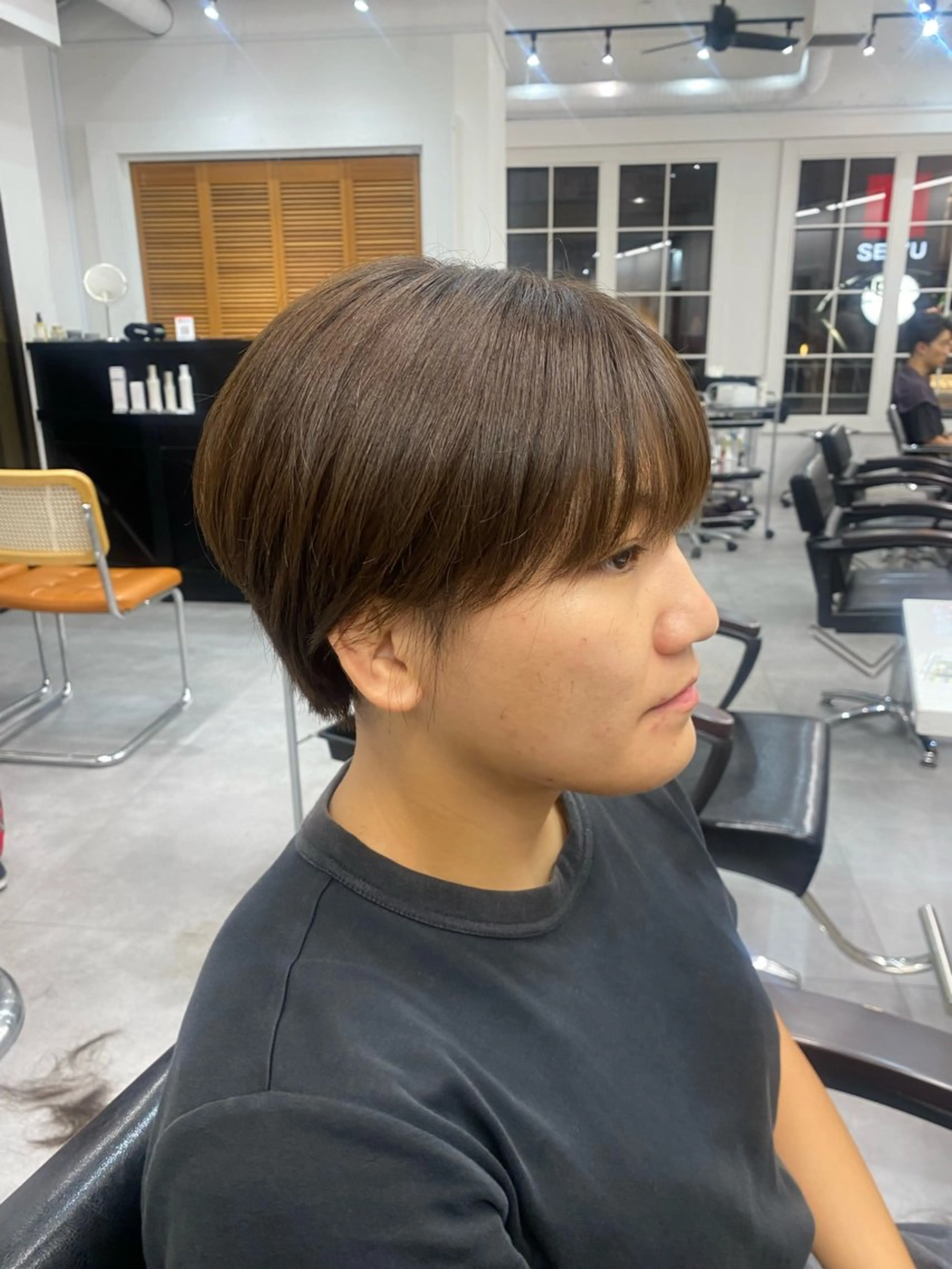 ショート レイヤーボブ/ 艶カラー/サナ🌼のヘアスタイル