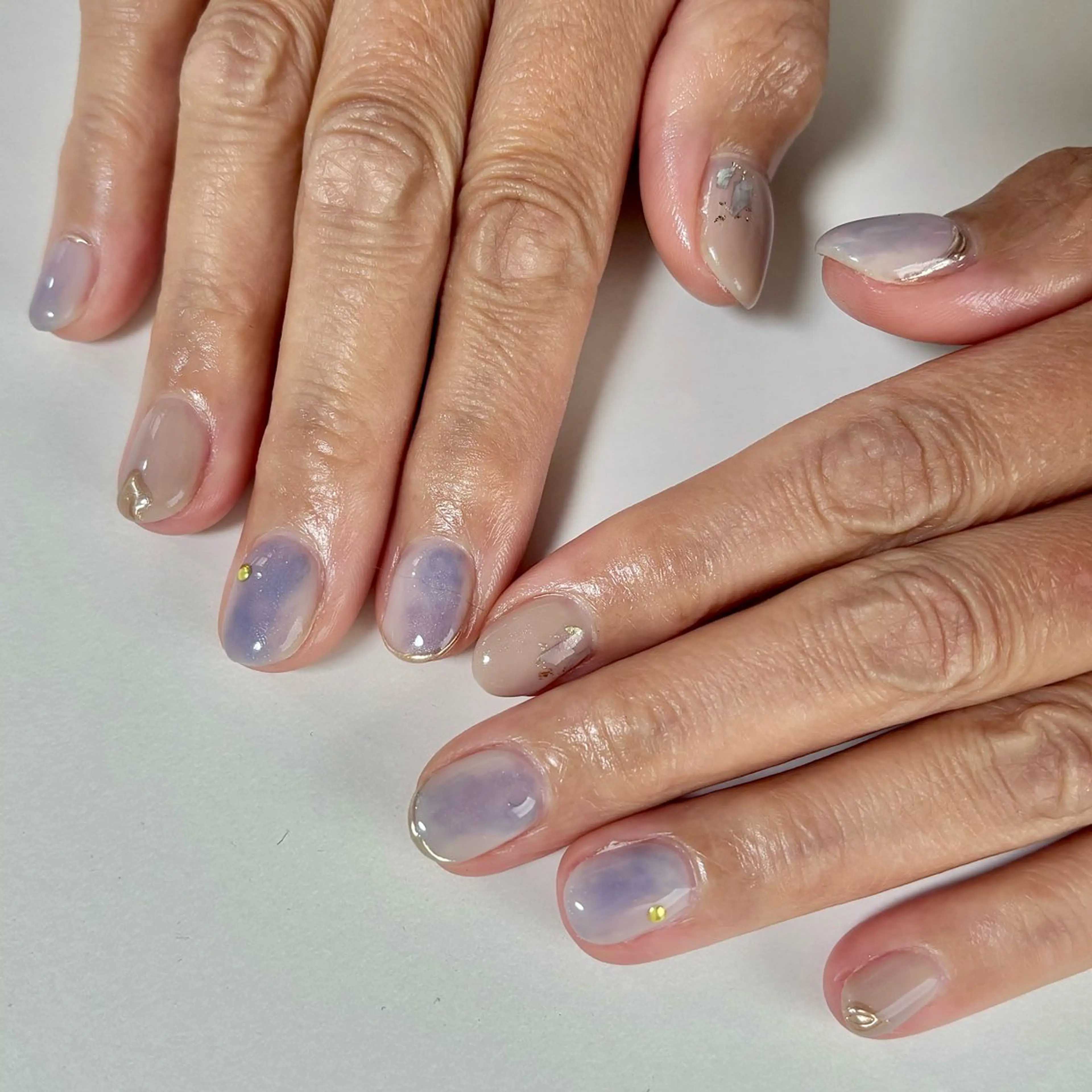 ネイル アートネイル ニュアンスネイル アンリッシュ池袋 小泉のネイルデザイン