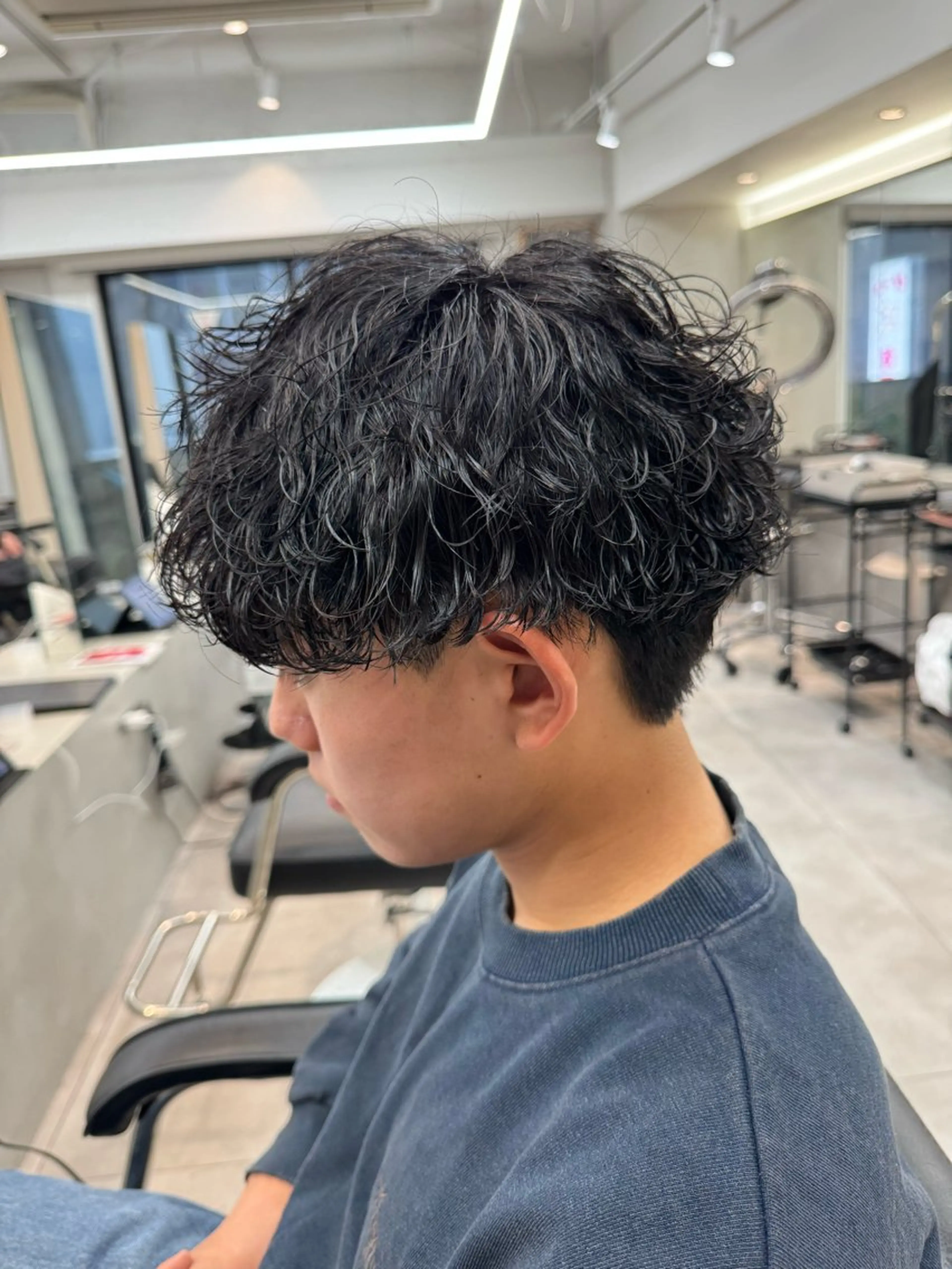 パーマ メンズ メンズパーマ 波巻きパーマ カット パーマ 大宮メンズ特化/パー マ職人/小川藍人のヘアスタイル
