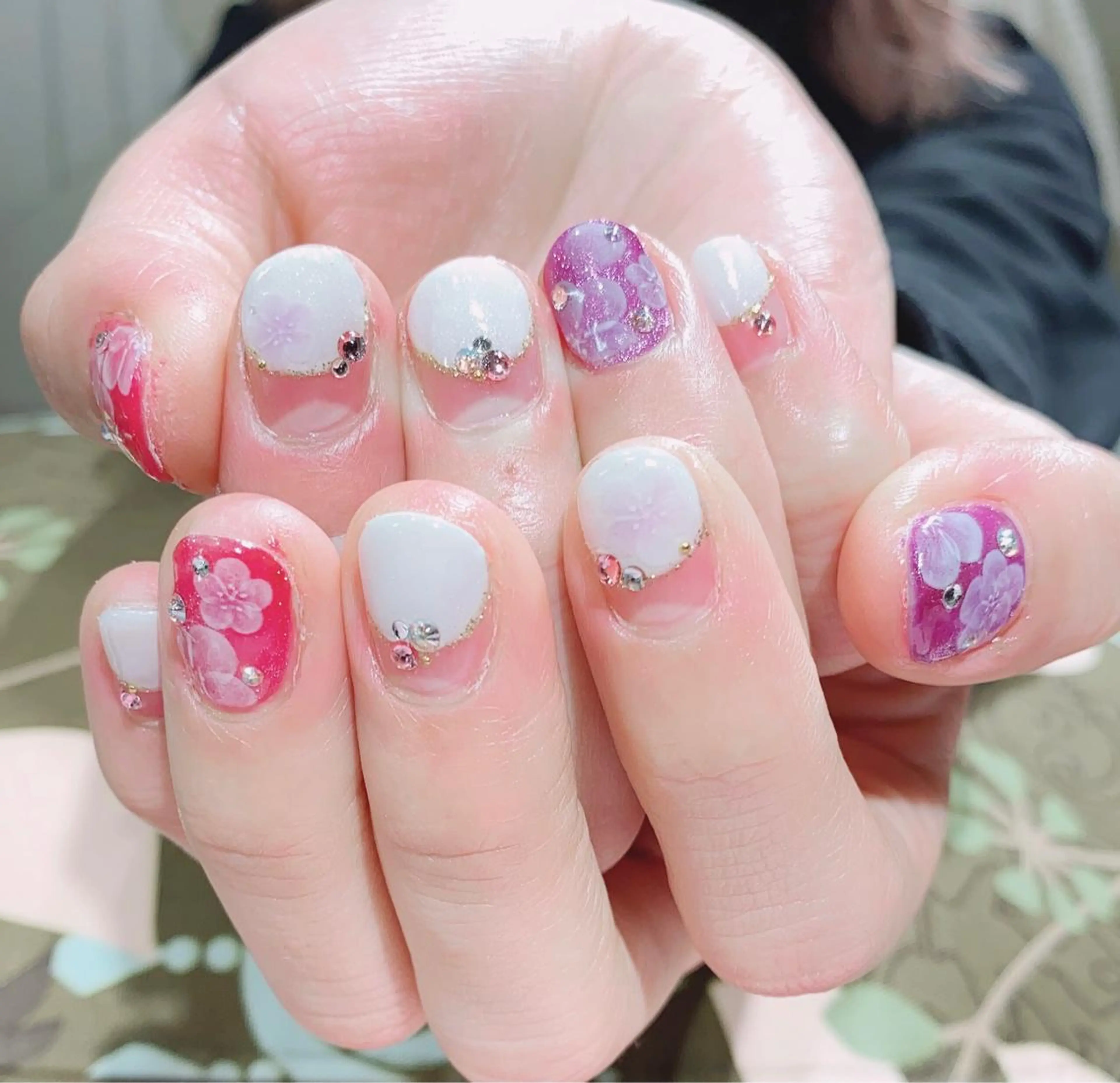 ネイル 桜ネイル VIST☆ ｍａｍｉのネイルデザイン