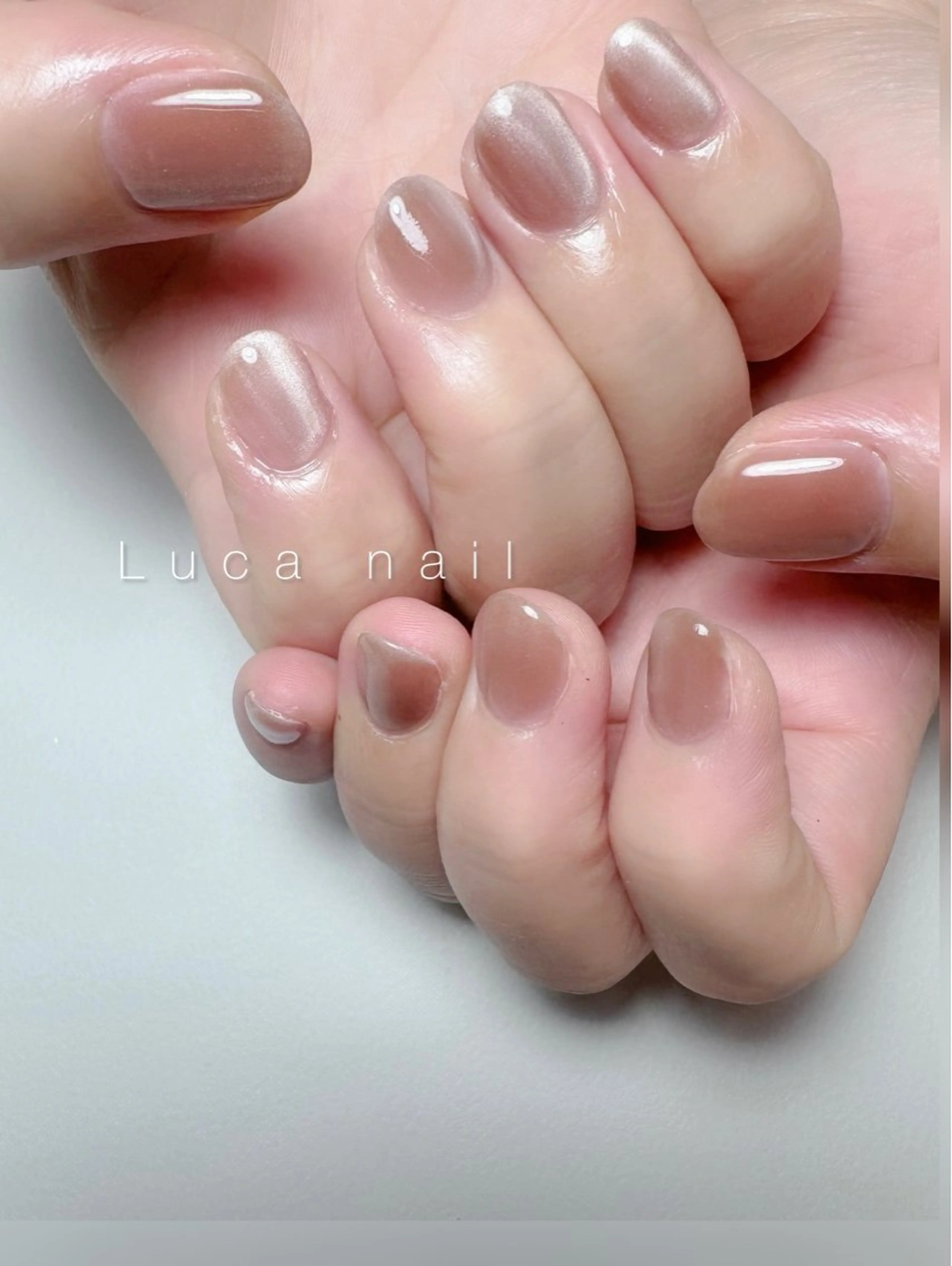 ネイル マグネットネイル ハンドネイル Luca nailのネイルデザイン