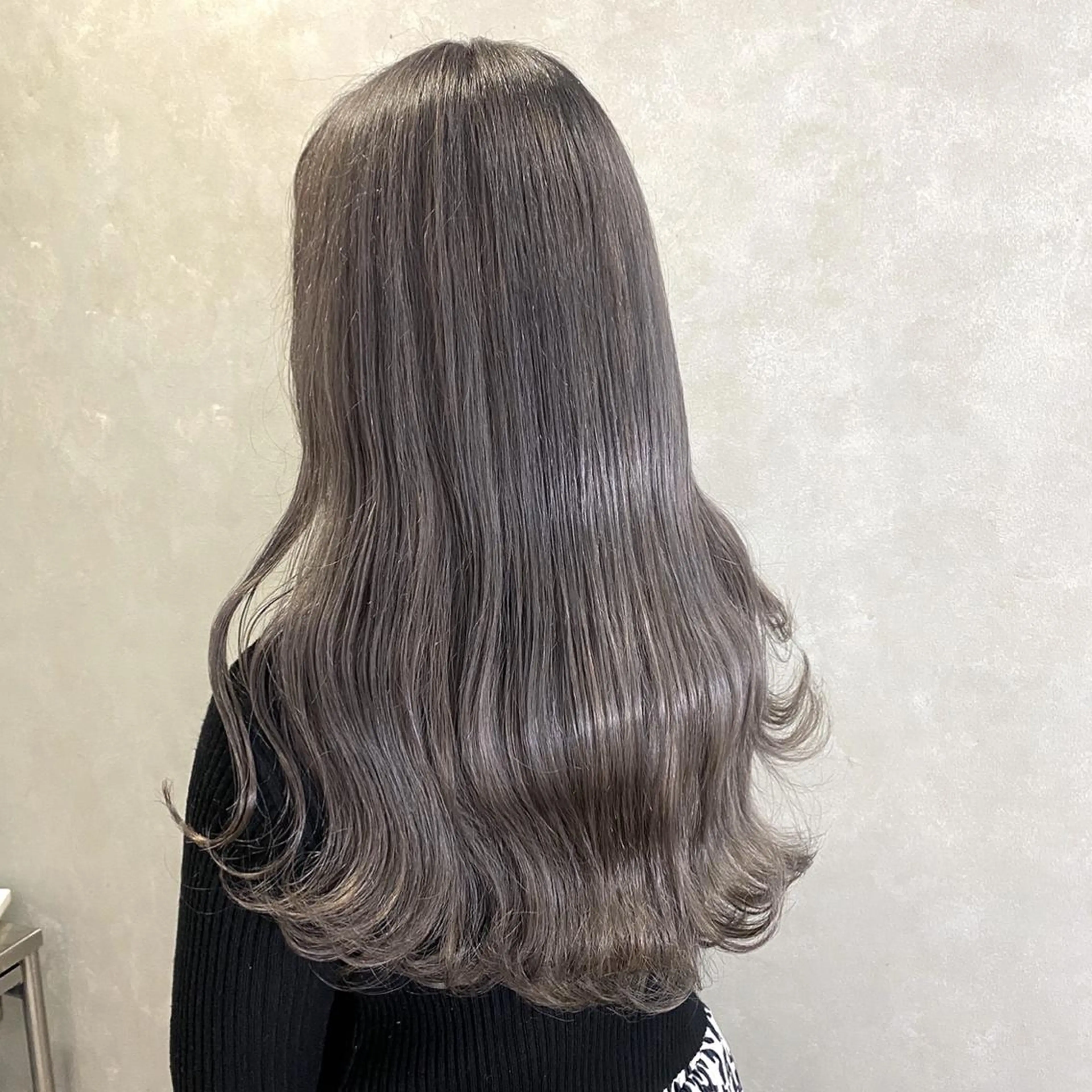 セミロング カラー ヘアアレンジ カット ヘアカラー トリートメント lani 天神大名/ブリーチのヘアスタイル