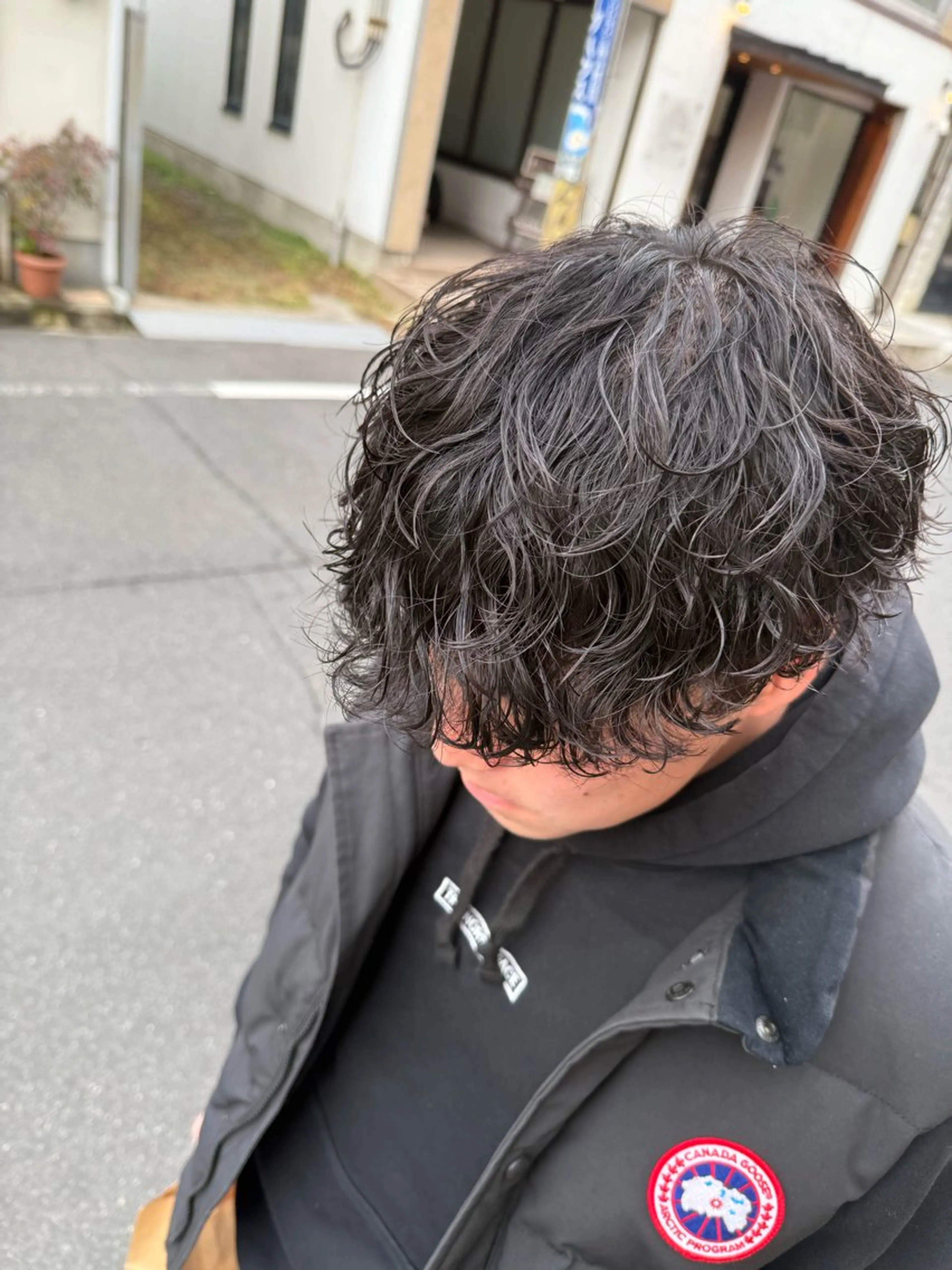 パーマ メンズ カット パーマ 【メンズパーマ専門】 質感職人/牧野成瀬のヘアスタイル