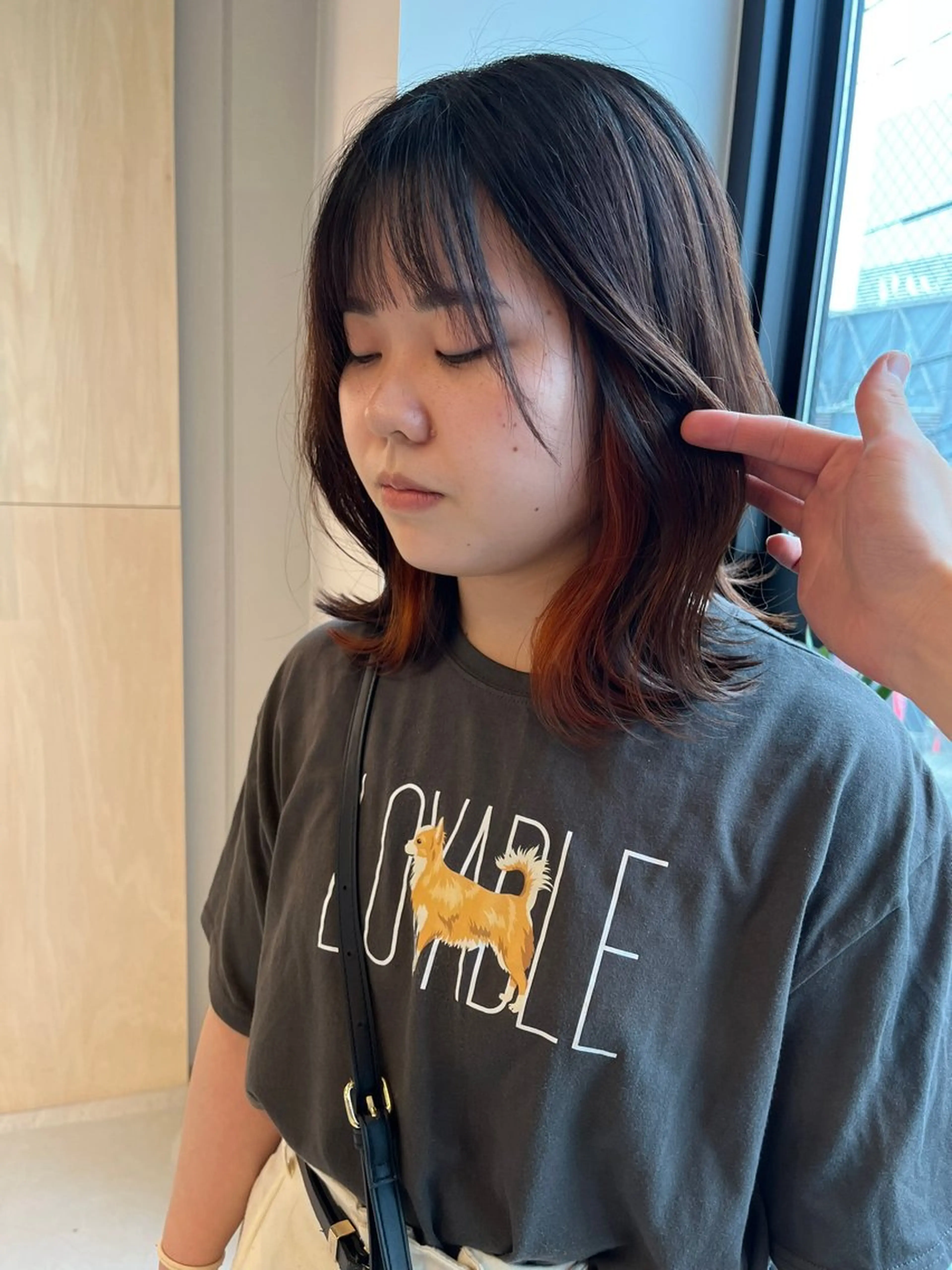 ミディアム 透明感カラー/艶髪/ 高城潤也のヘアスタイル