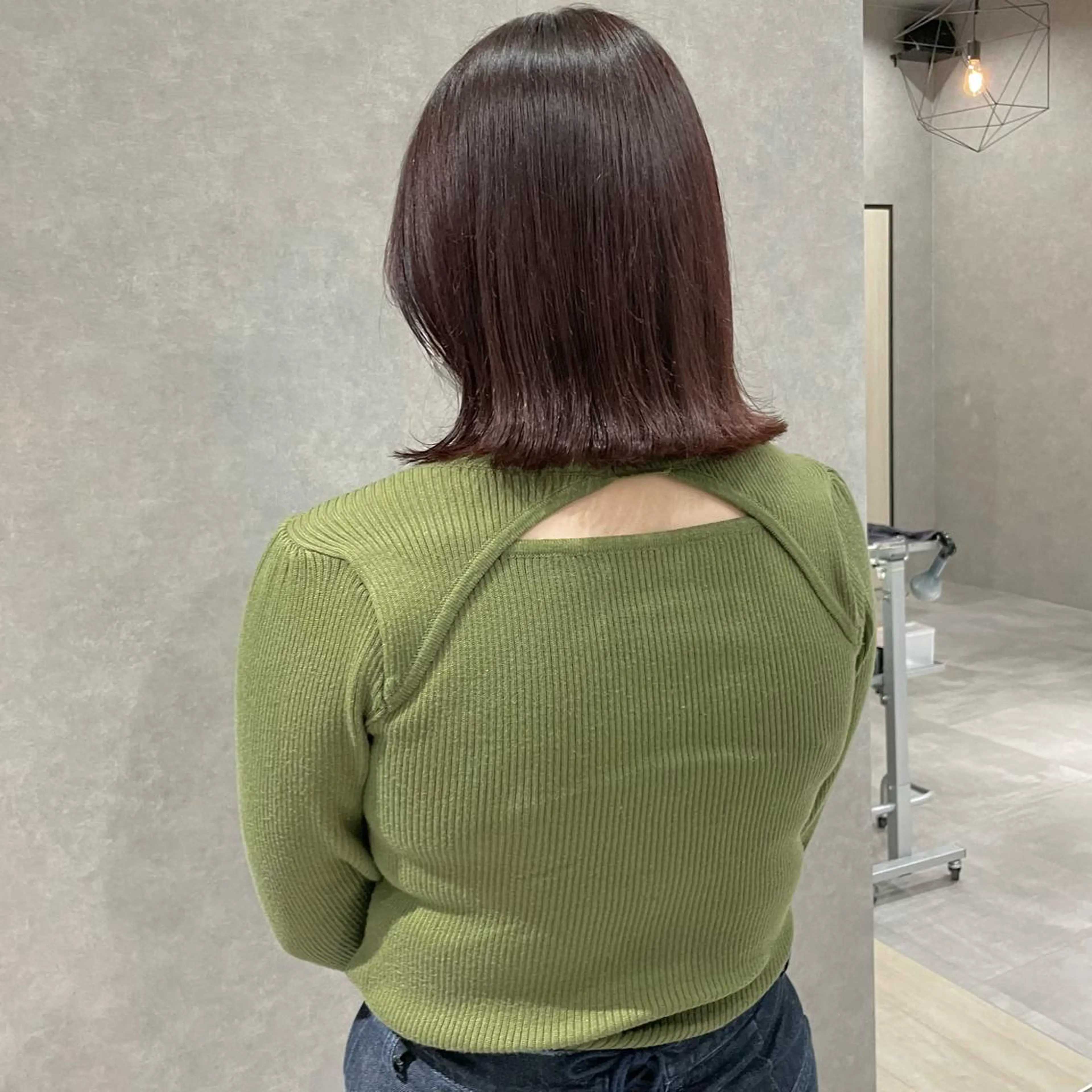 ミディアム カラー はちすか るかのヘアスタイル