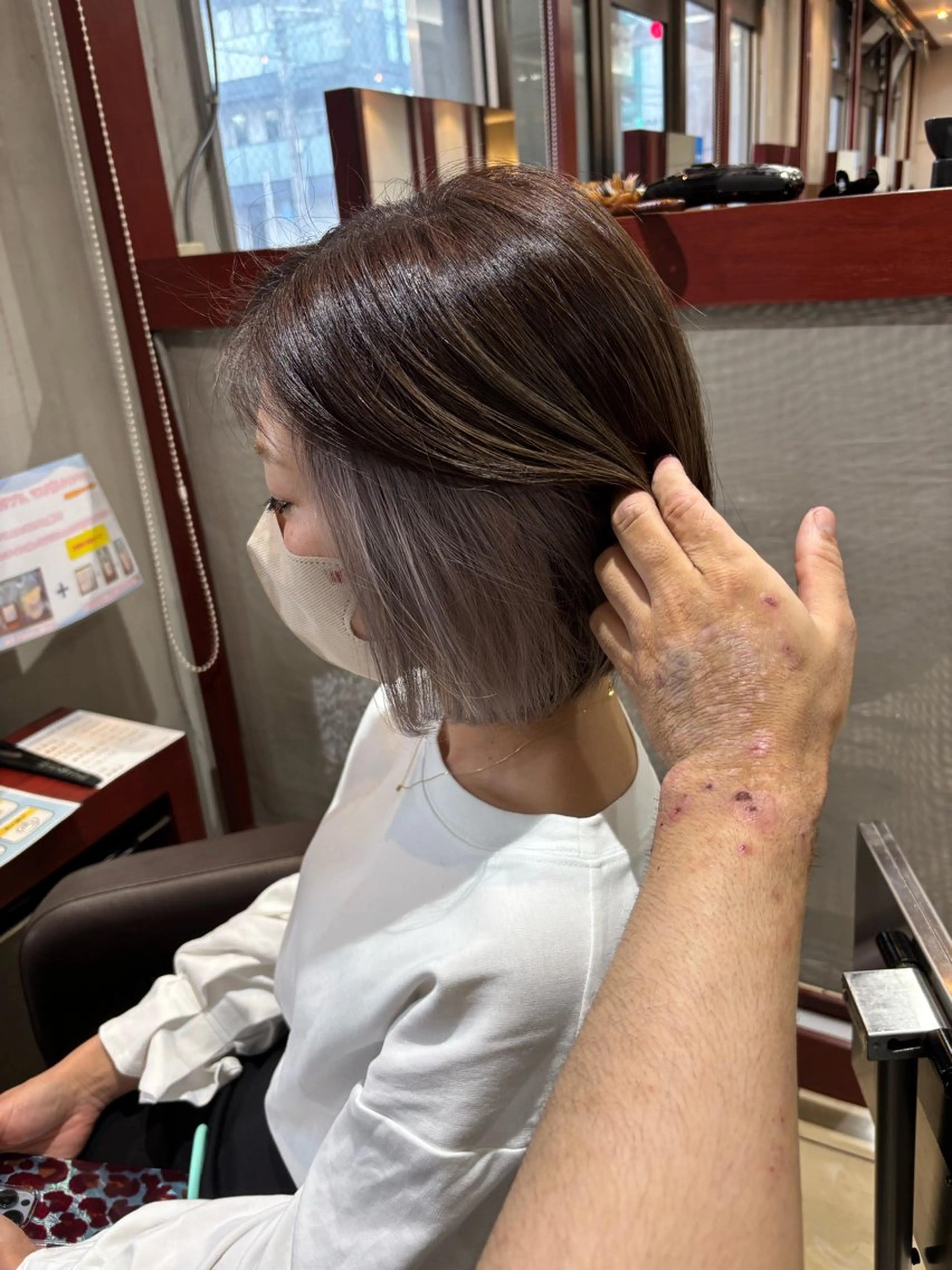 ショート カラー ヘアカラー 坂本 優輝のヘアスタイル