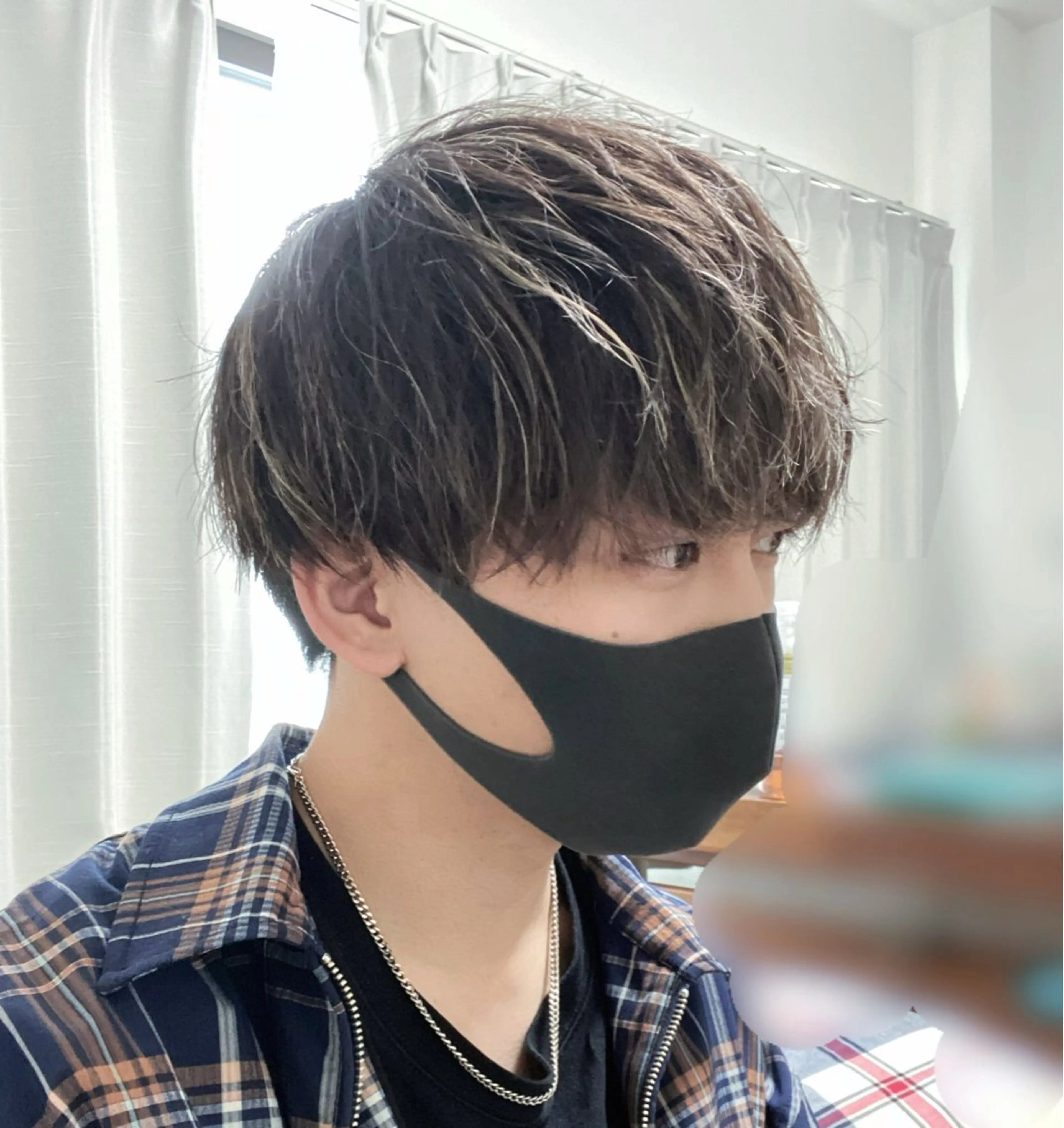 メンズカット＋メッシュ＋（追加料金でオンカラー）の写真