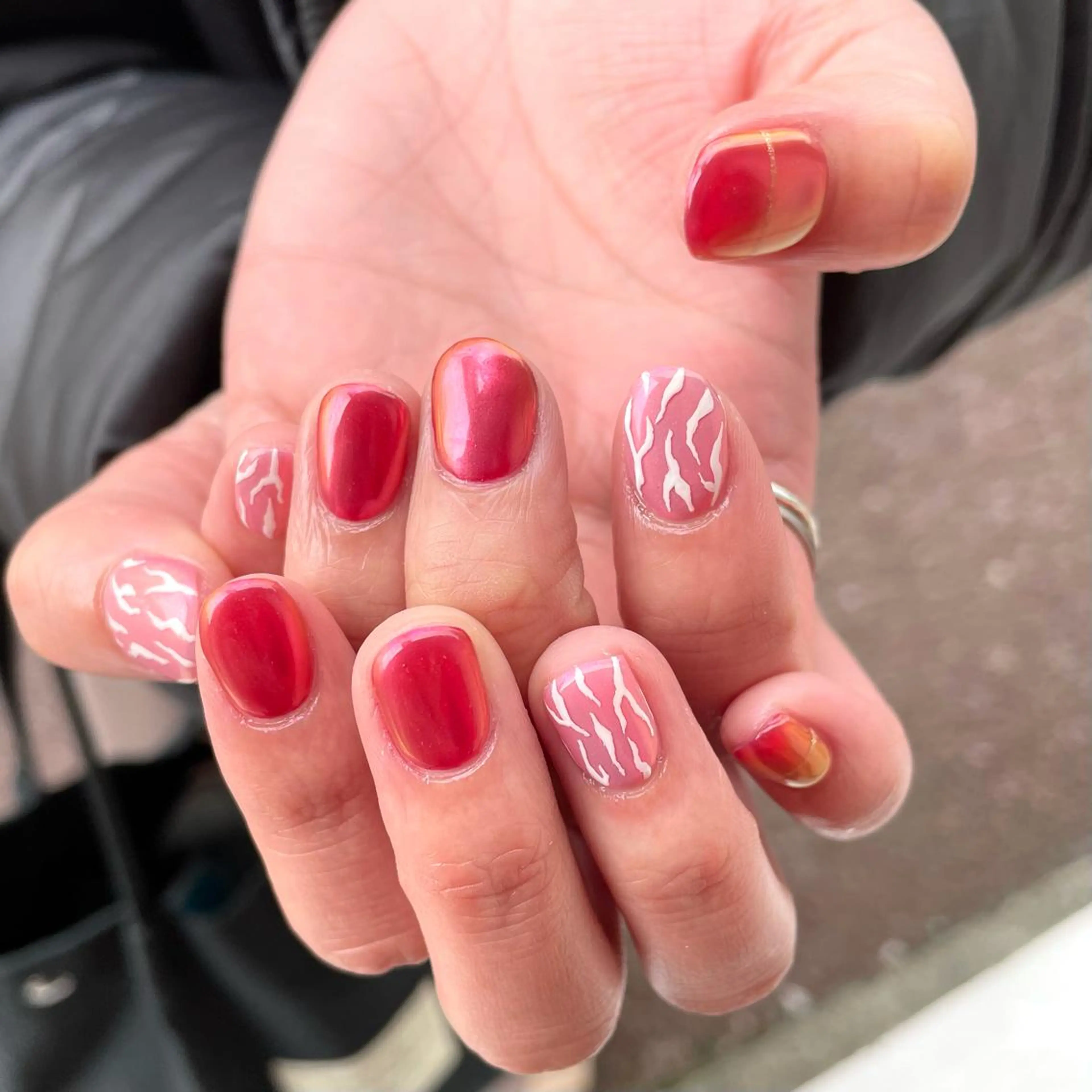 ネイル ハンドネイル 新井 ひなののネイルデザイン