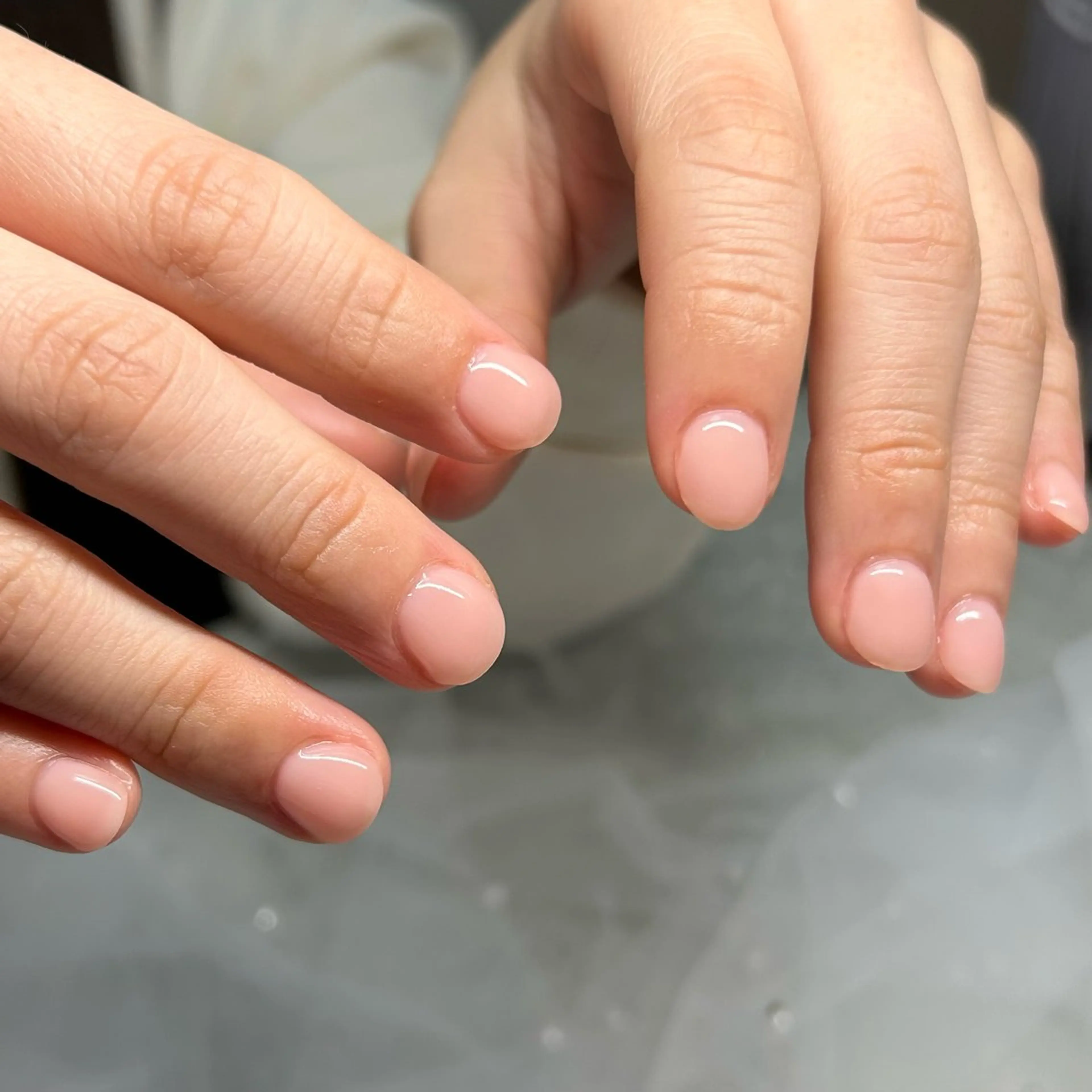 ネイル ワンカラーネイル ハンドネイル ten nail salon　かえでのネイルデザイン