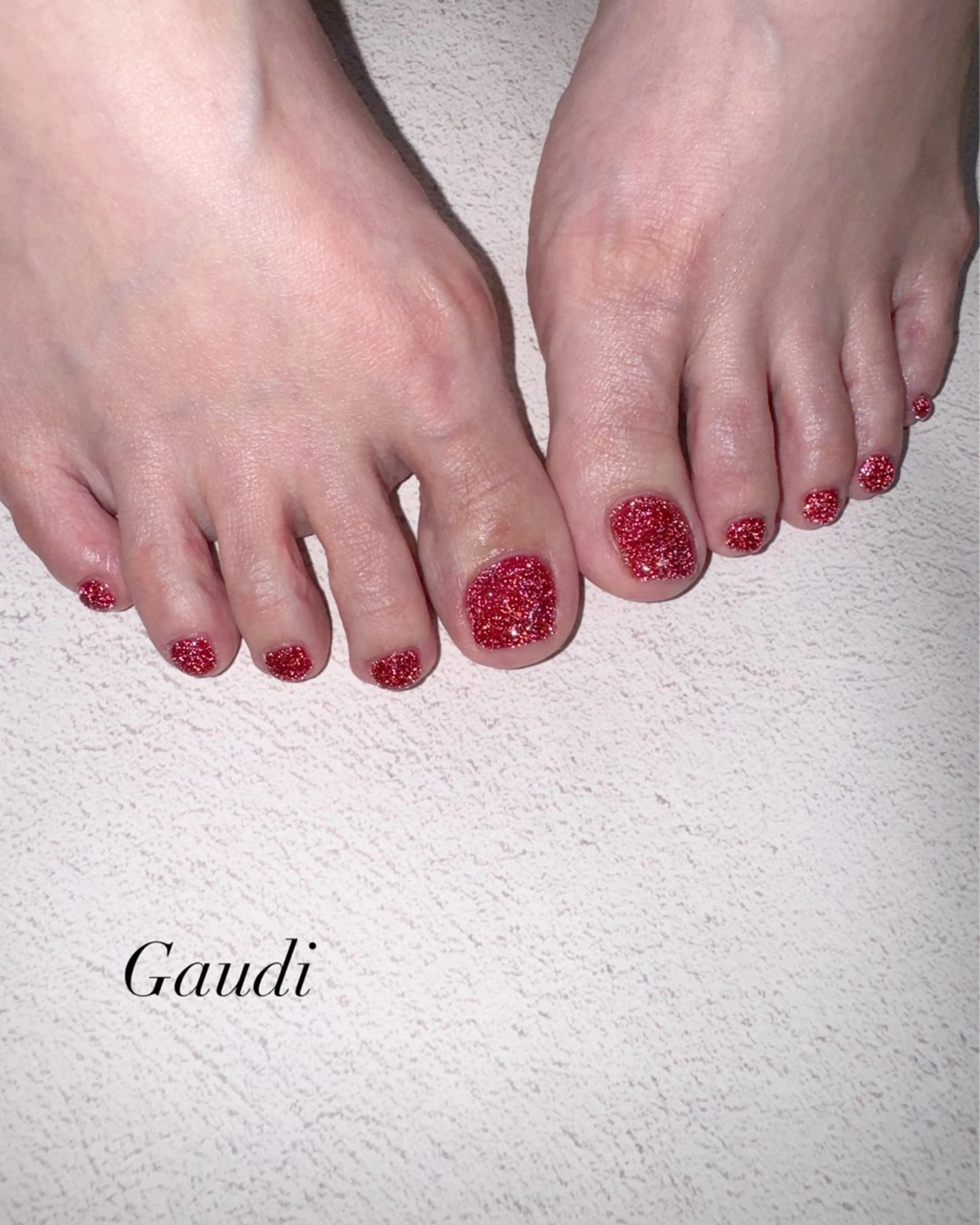 ネイル フラッシュネイル ワンカラーネイル 赤色 Gaudi.Nail Rinaのその他イメージ