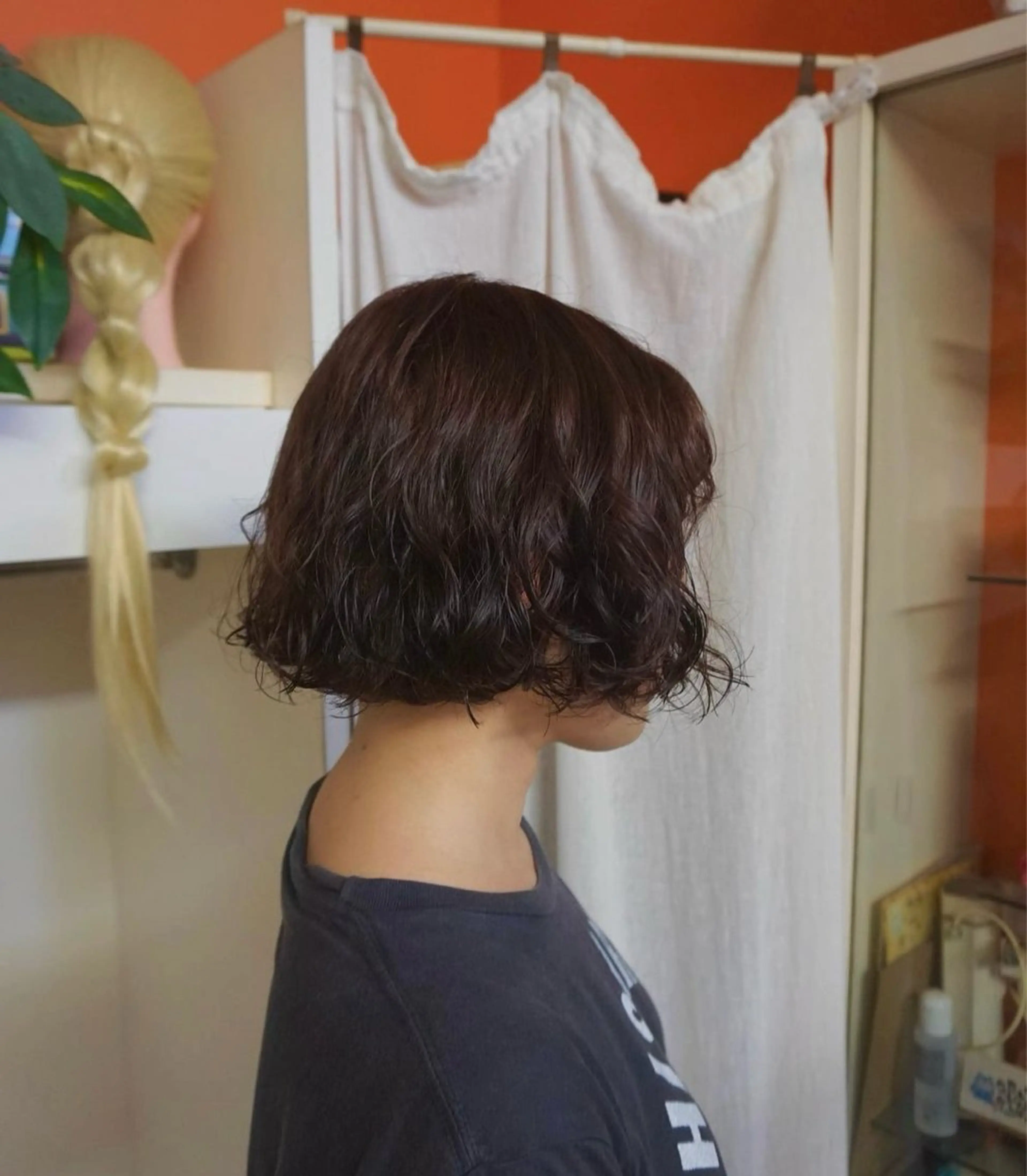 ショート カラー ボブ 骨格似合わせカット/ ナチュラルヘアのヘアスタイル