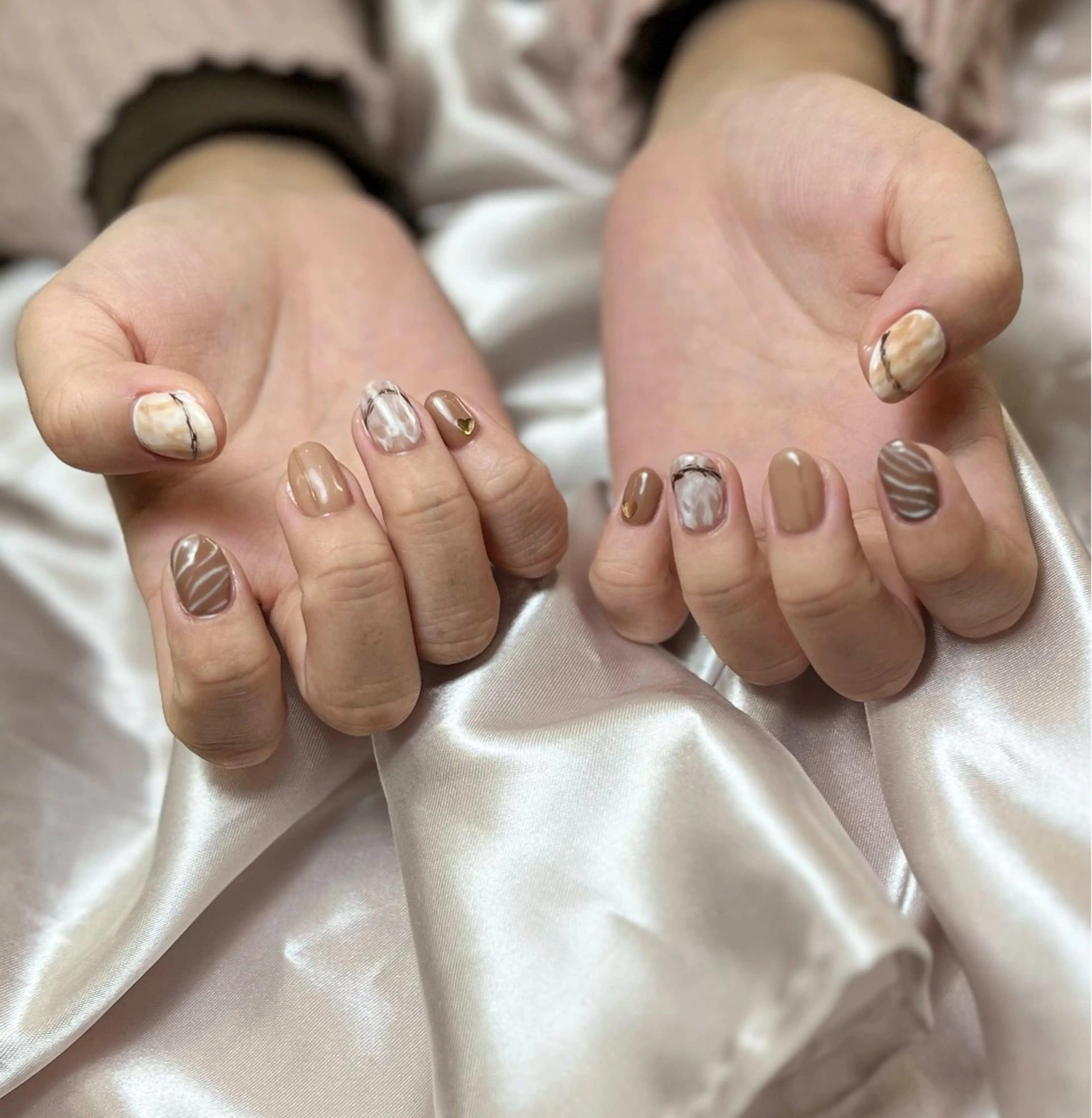 ネイル バレンタイン ハンドネイル まり りぃ〜んのネイルデザイン