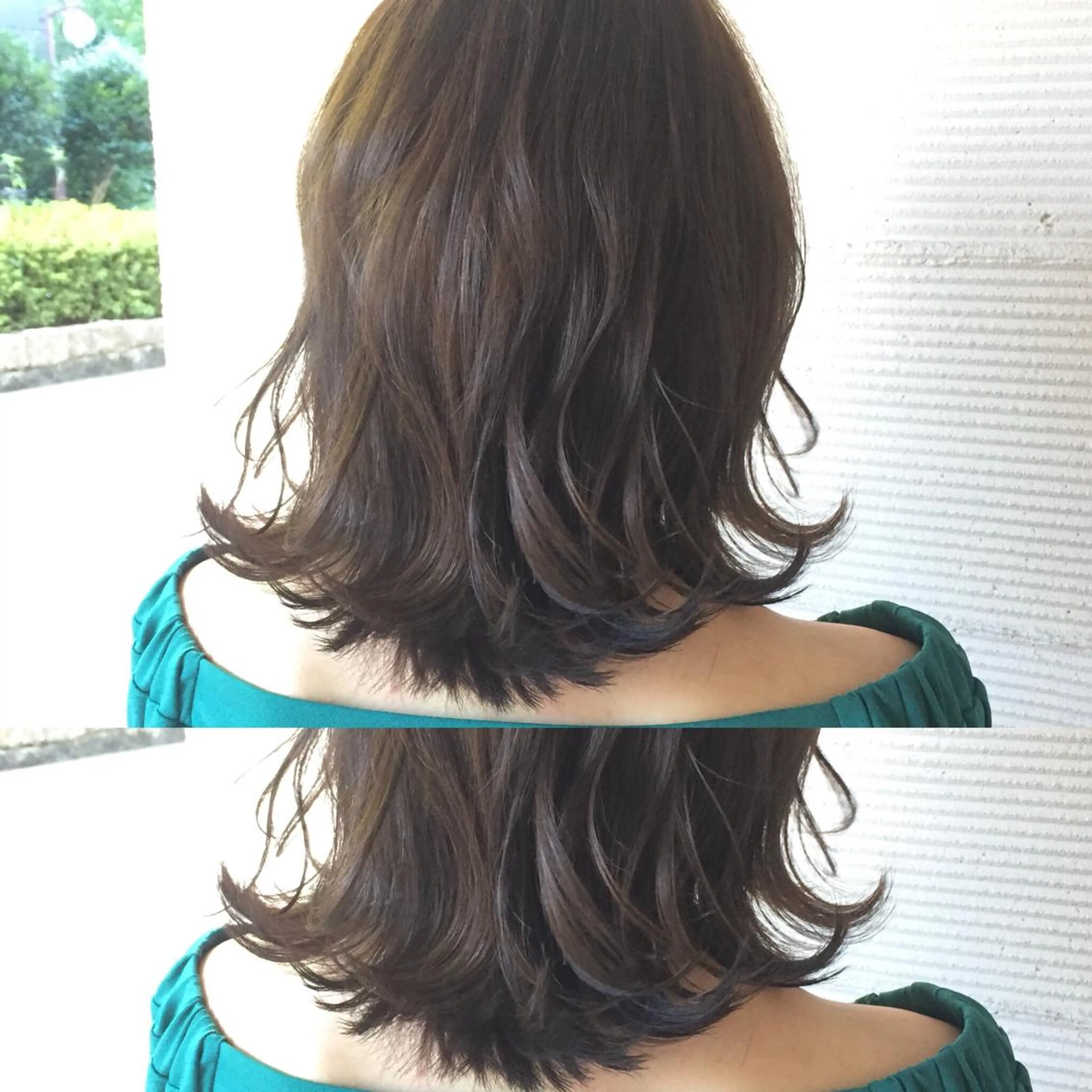 ミディアム ボブ 外ハネヘア 中林 由佳のヘアスタイル