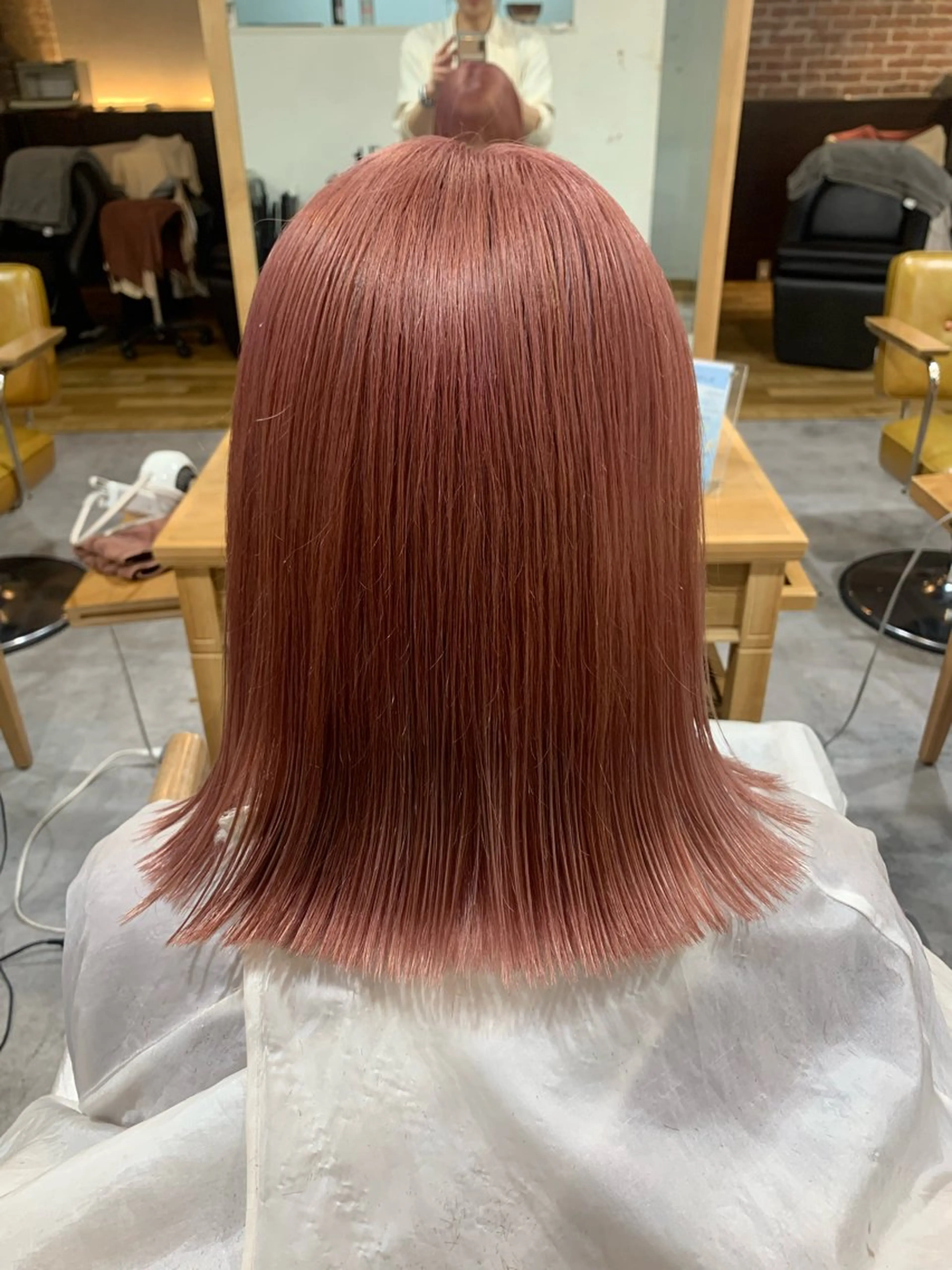 ミディアム カラー ブリーチ/アレンジ 天満/chihiroのヘアスタイル