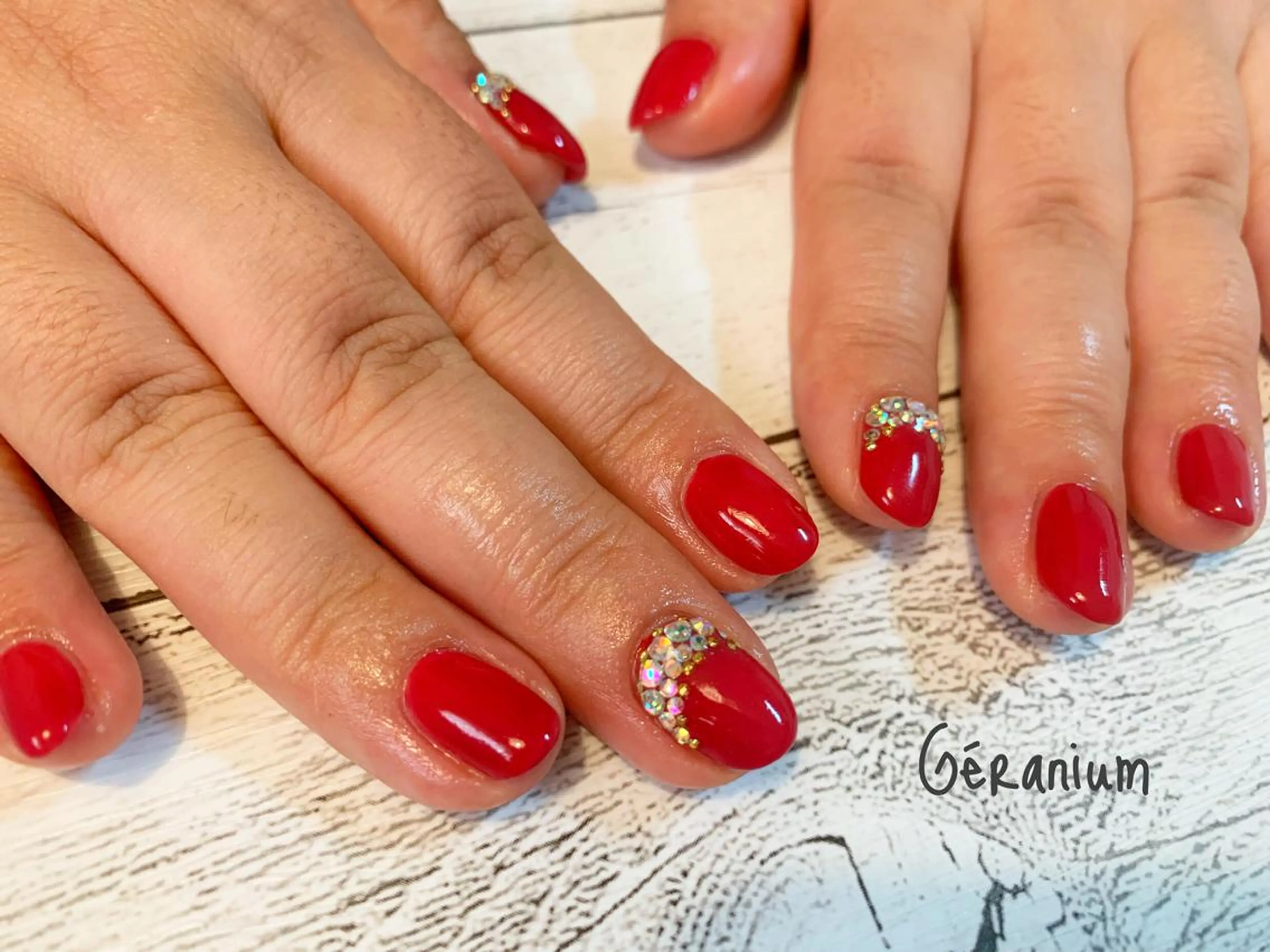 ネイル アートネイル ハンドネイル フットネイル GéRanium Harukaのネイルデザイン