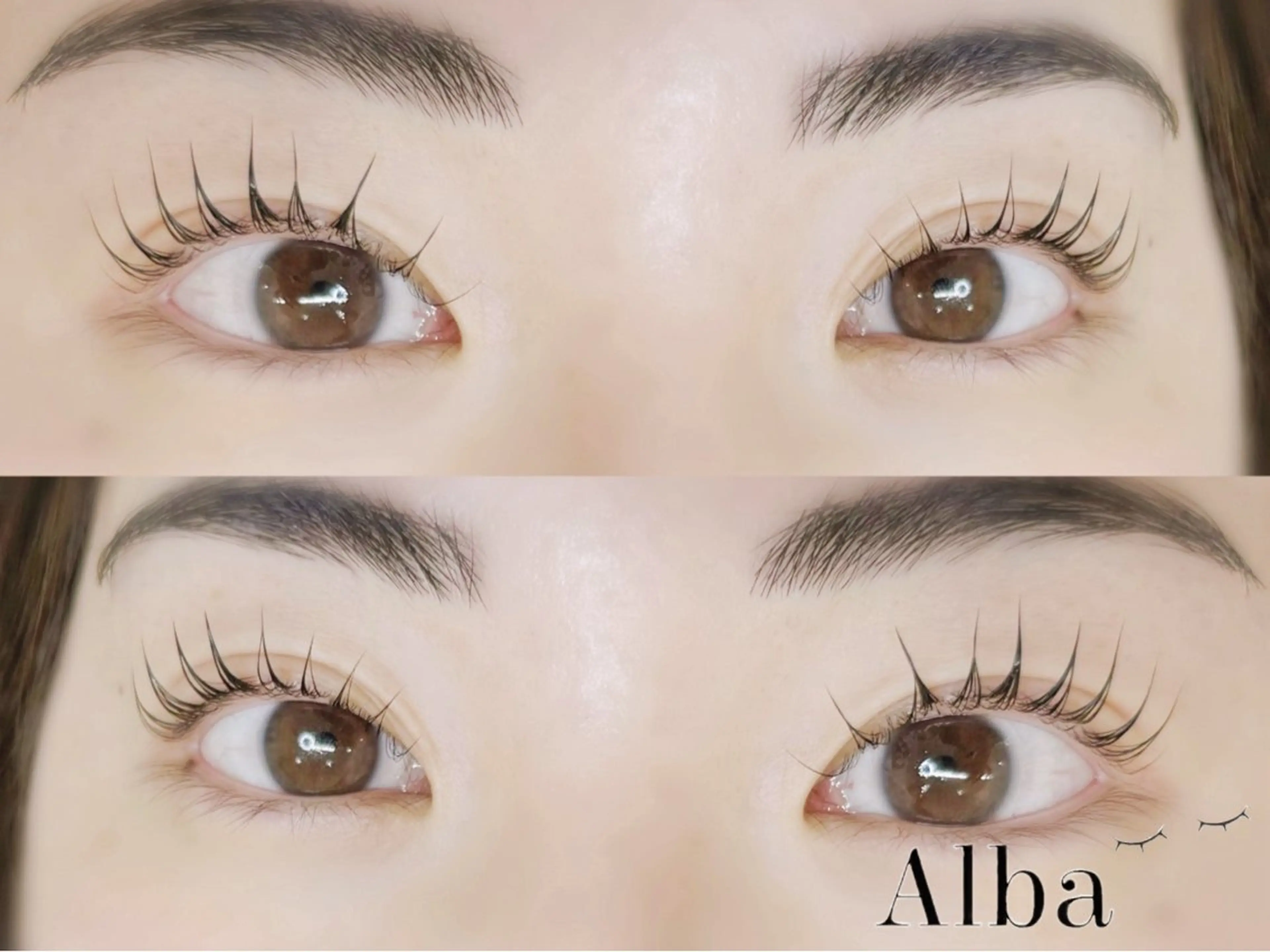 マツエク・マツパ パリジェンヌラッシュリフト 🌸Alba🌸 勅使川原のマツエク・マツパデザイン