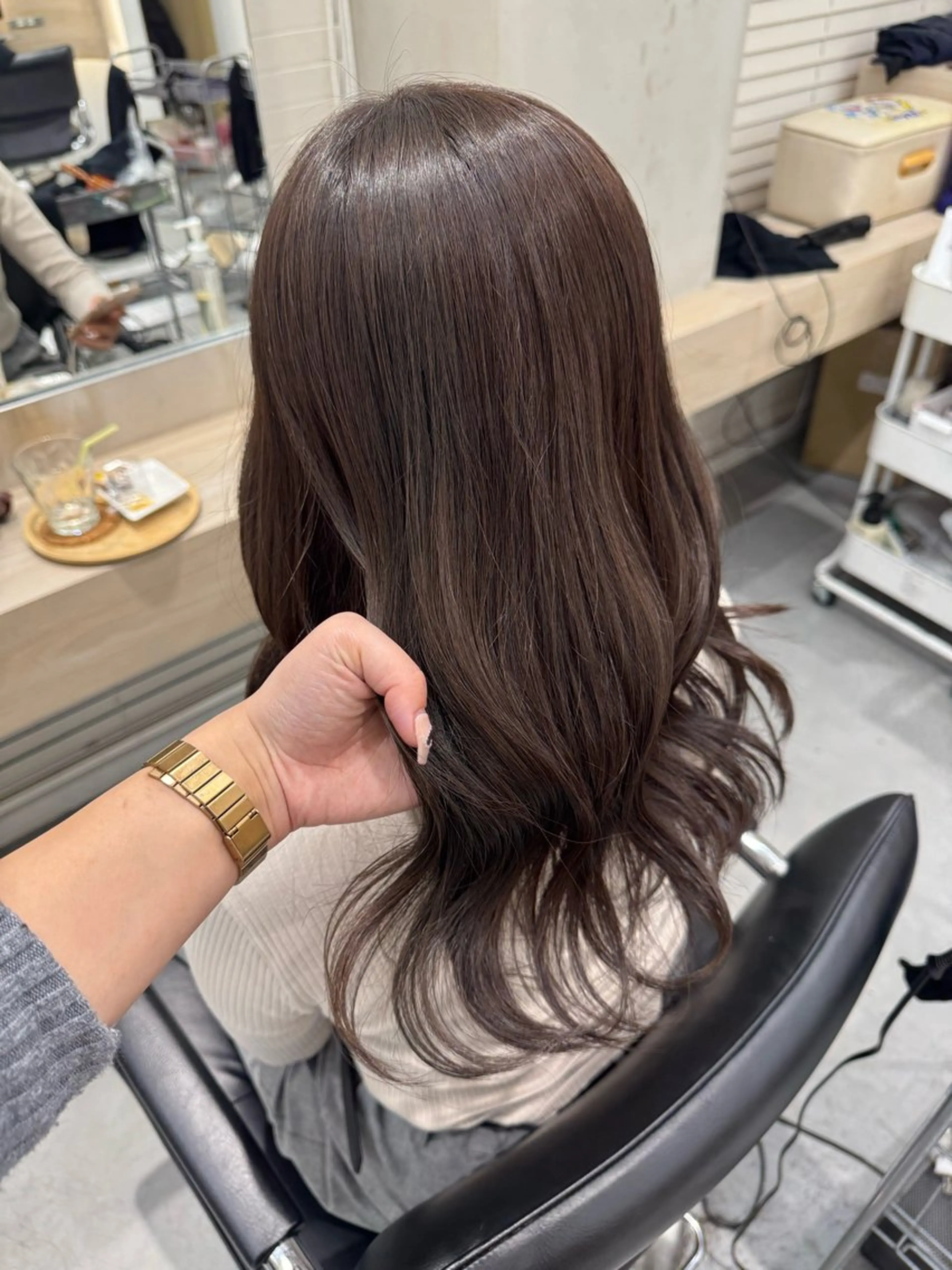 カラー カット ヘアカラー ナカバチ ユイ🌼 Rizm greenのヘアスタイル