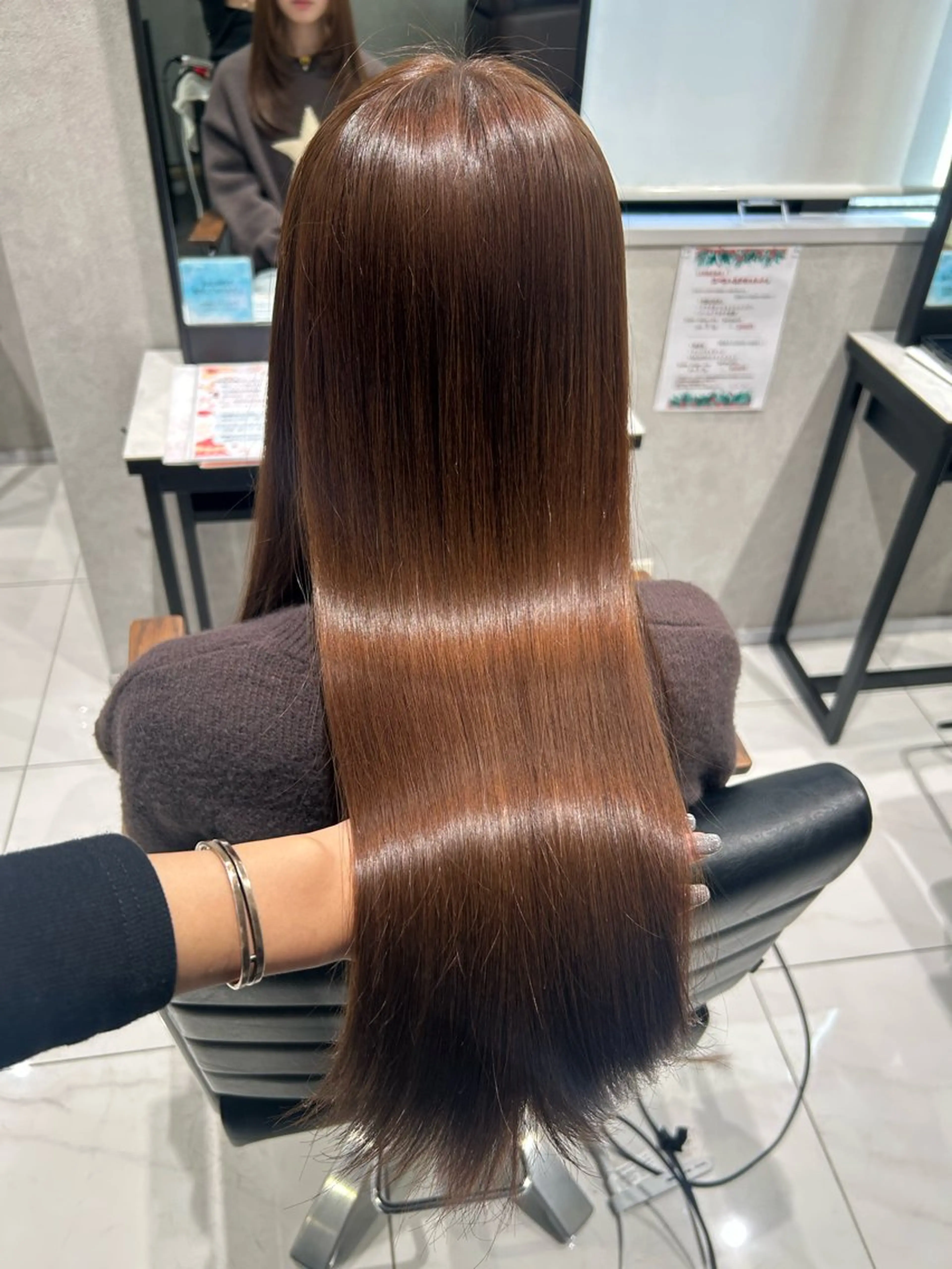 カラー ブラウンカラー 透明感カラー ヘアカラー 透明感カラー💙 束感まつげ🪼海月のヘアスタイル