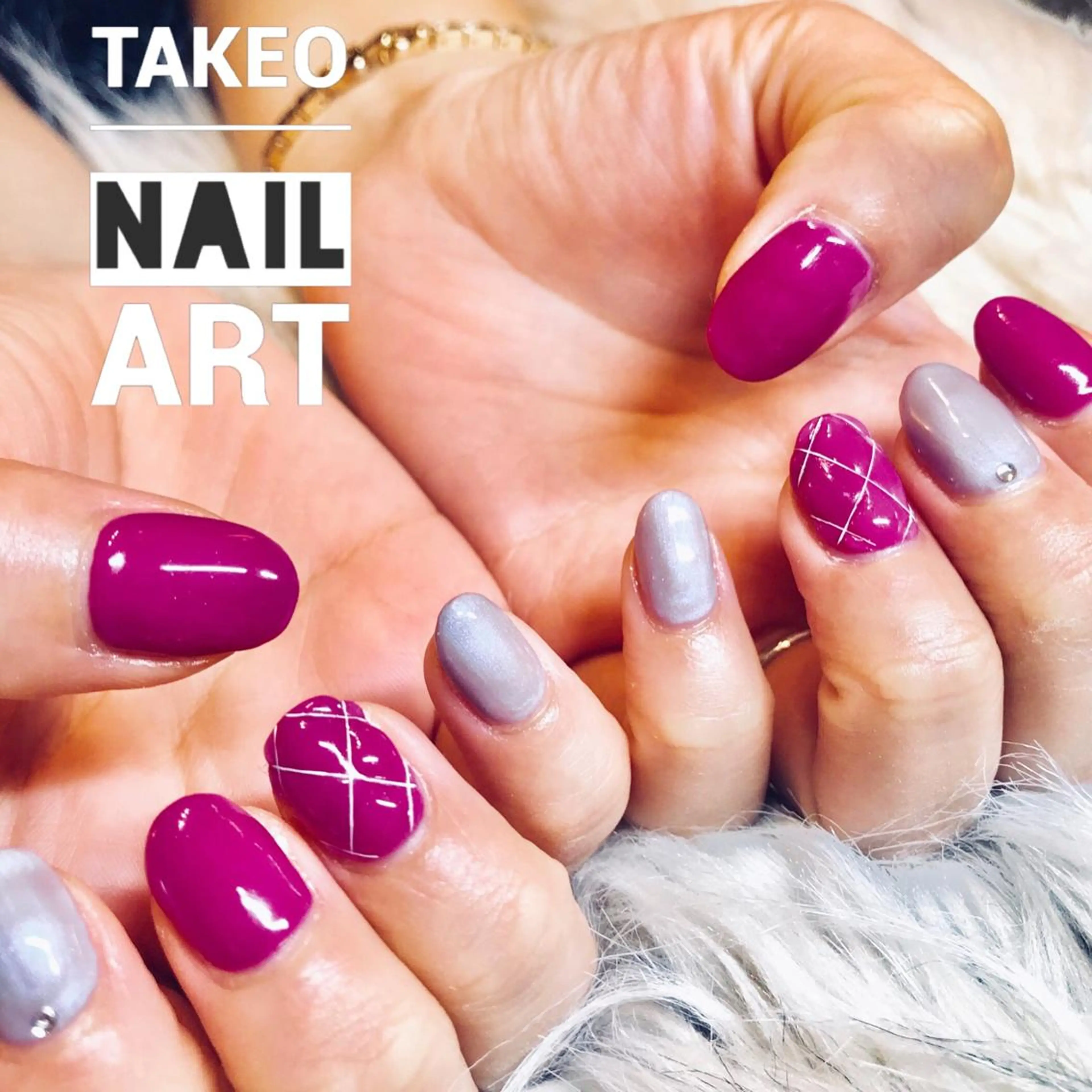 ショート ネイル ピンク nail&eye Aoのマツエク・マツパデザイン