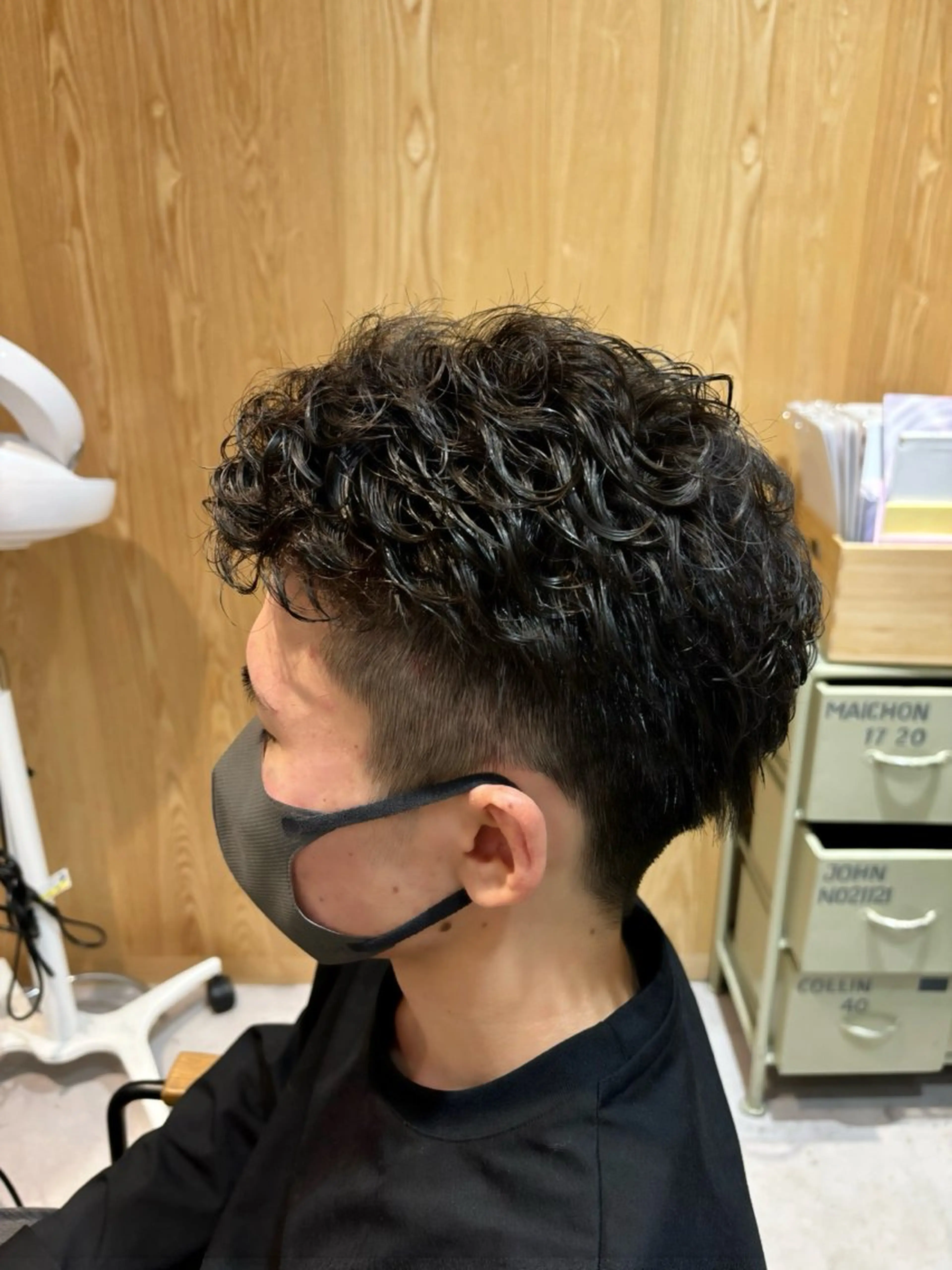 パーマ メンズ 鈴木 りやのヘアスタイル