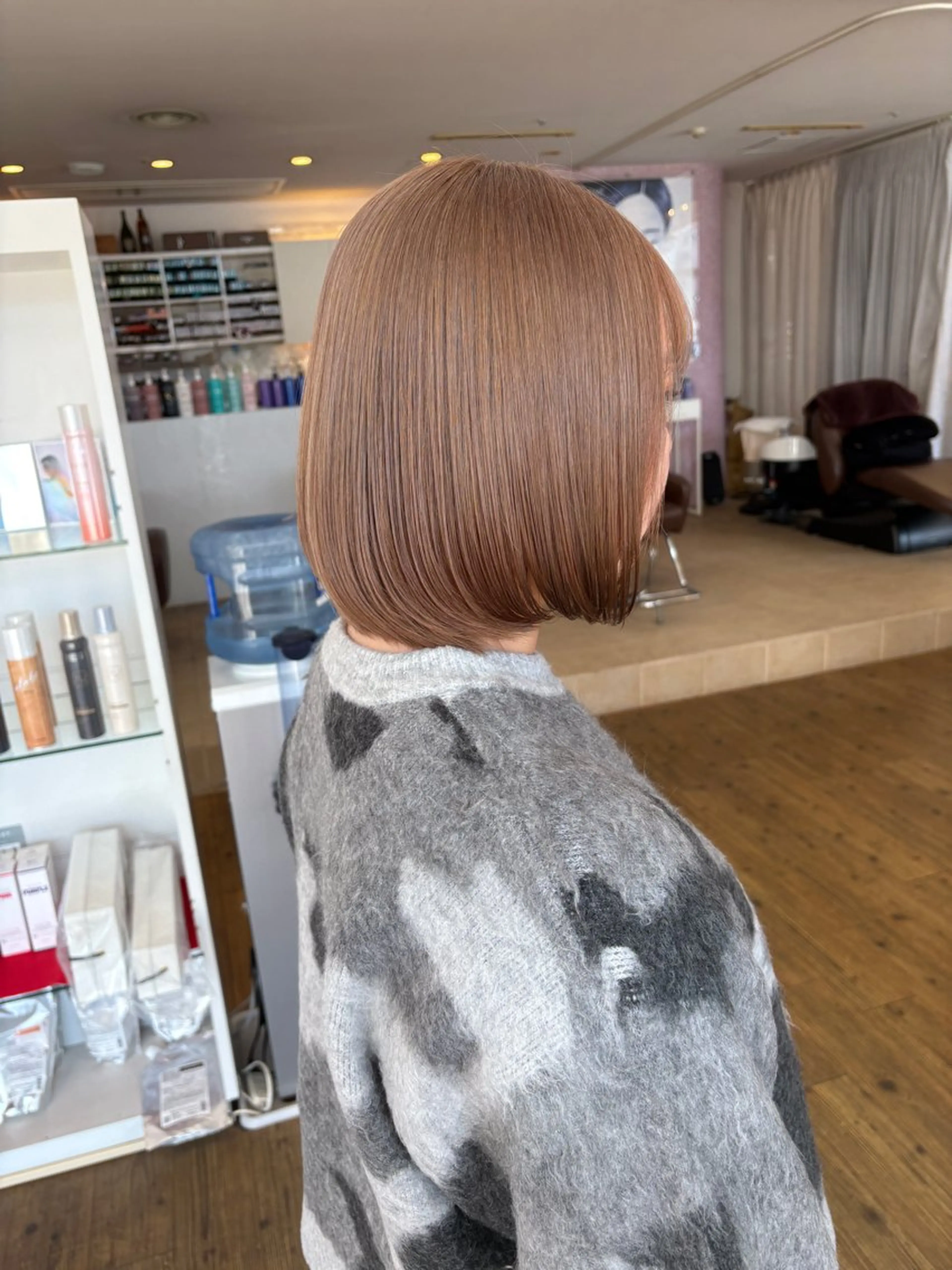 カラー ヘアカラー コワファースト別府所属・ブリーチ/透明感 カラー/mizukiのヘアスタイル