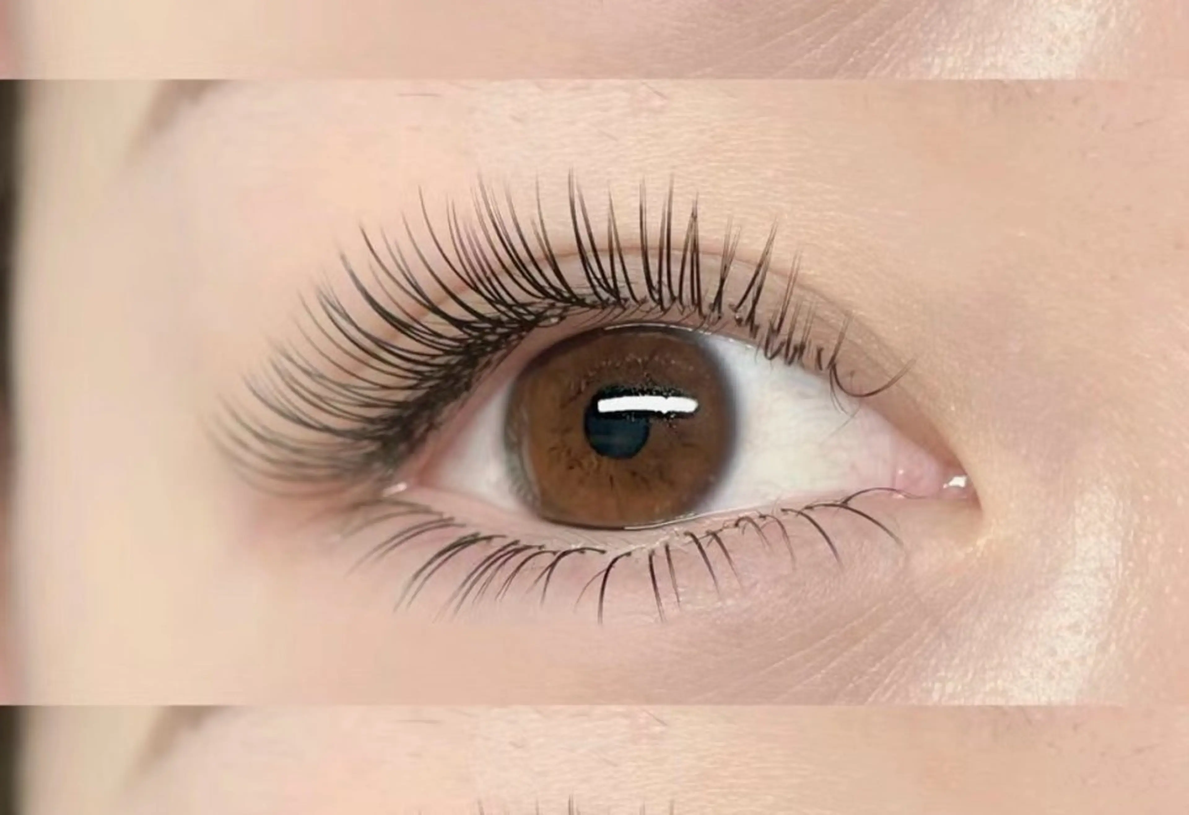 マツエク・マツパ バインドロック カラーマツエク フラットラッシュ ナチュラル パリジェンヌラッシュリフト YK• マツエクサロンのマツエク・マツパデザイン