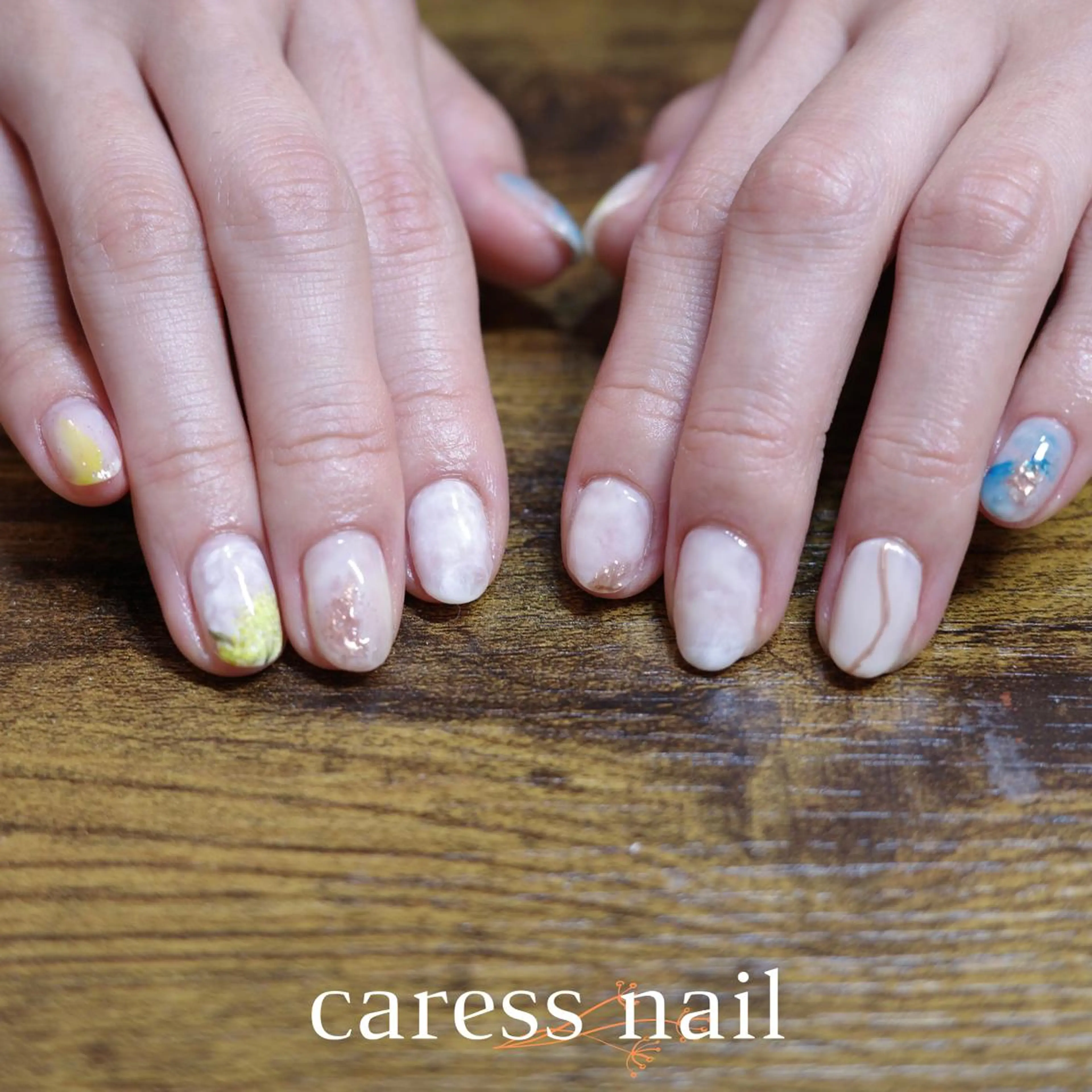 ネイル ハンドネイル caress  nail カレスネイル　代々木上原所属・カレスネイル さいのネイルデザイン