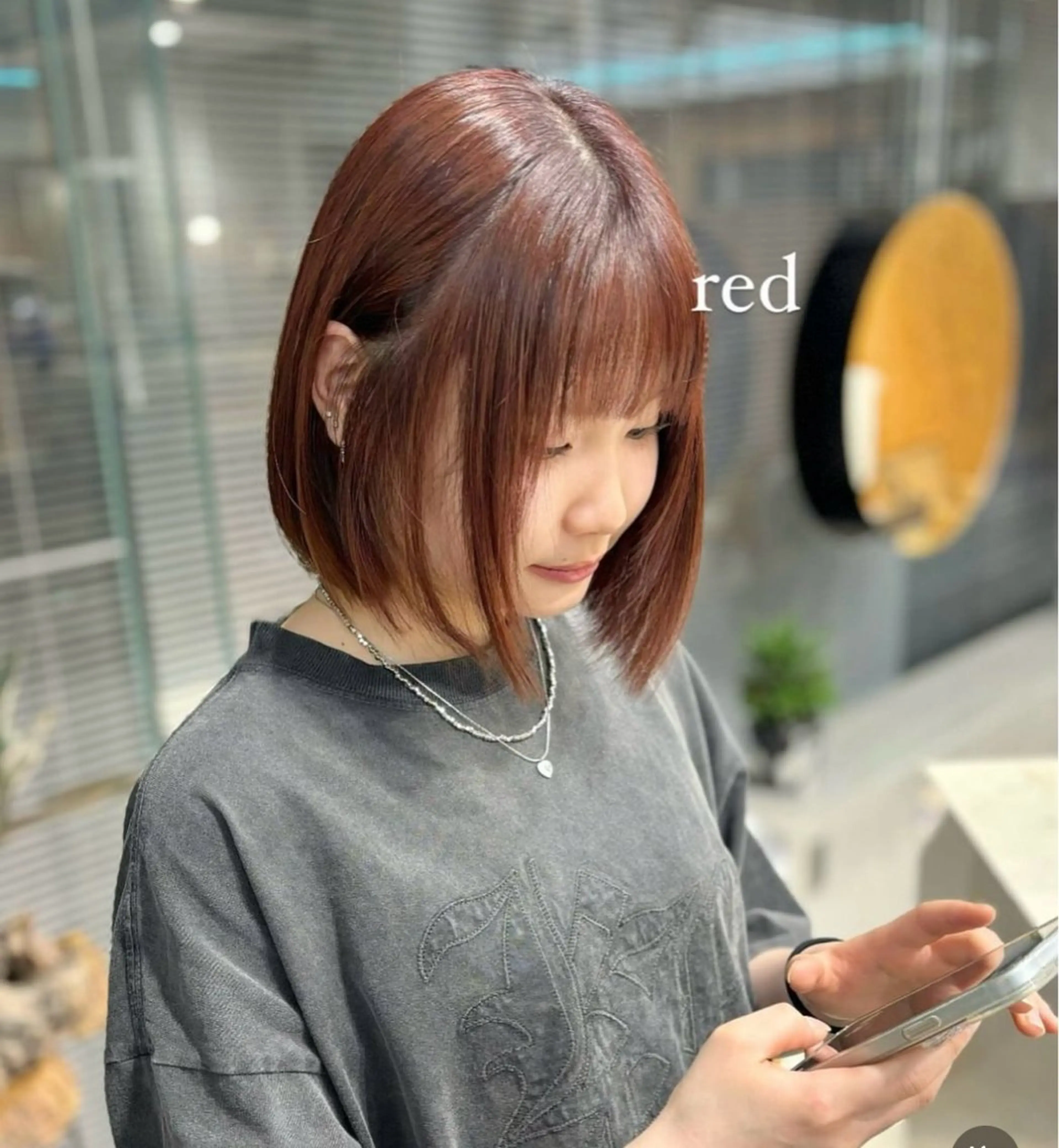 カラー ヘアカラー cyan miwaのヘアスタイル