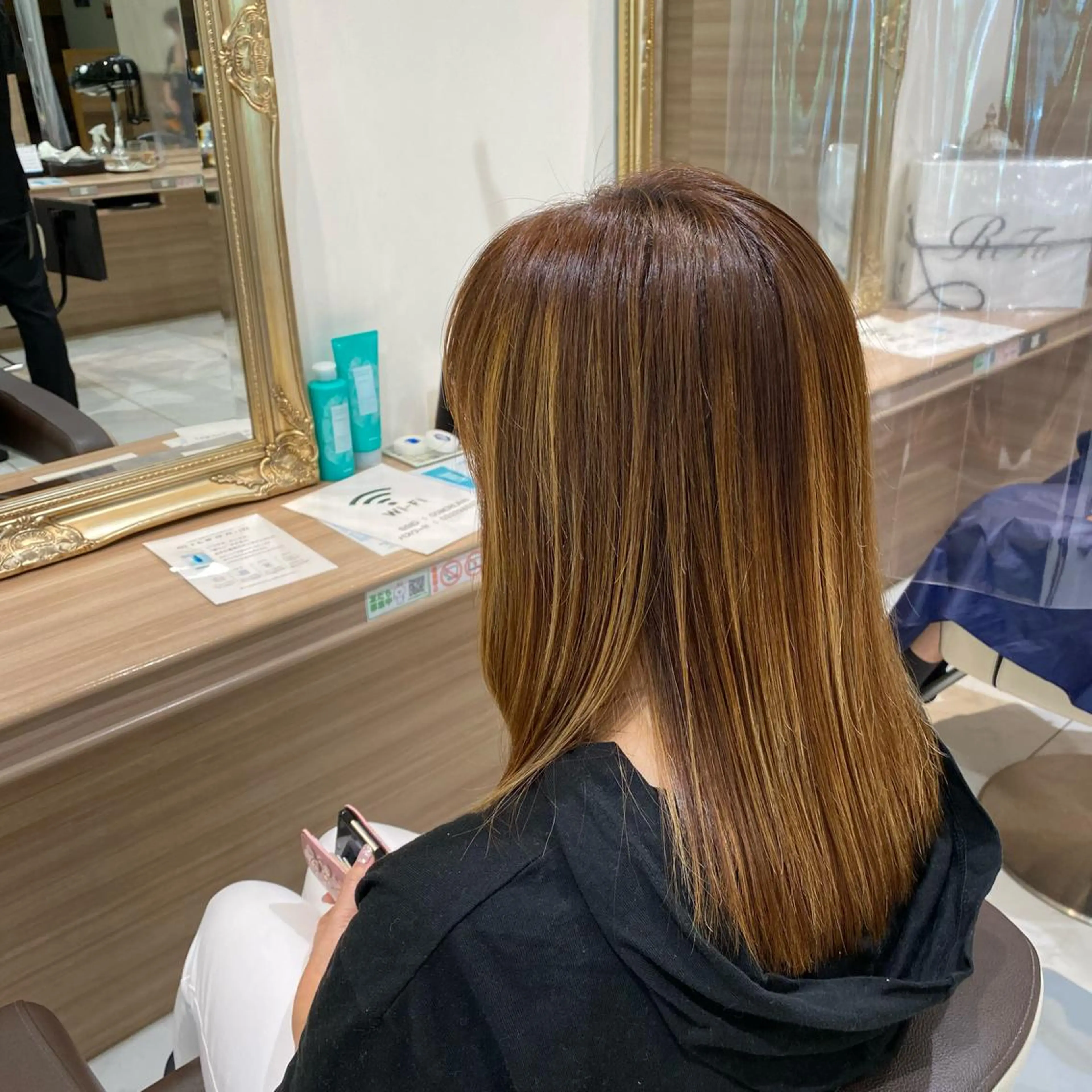 セミロング ✨美髪／縮毛矯正 講師 ／塚田健✨のヘアスタイル